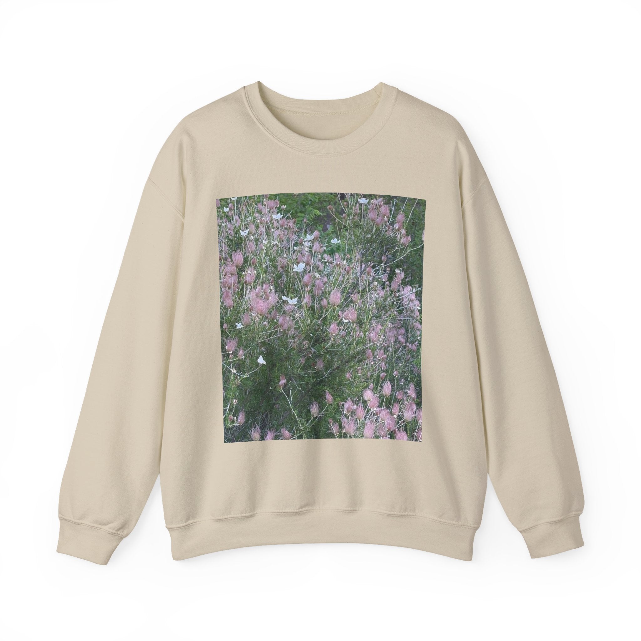 Floral Graphic Crewneck Sweatshirt | Cozy Unisex Apparel, Casual Wear, Plant Lover Gift, Spring Fashion, Everyday Comfort
