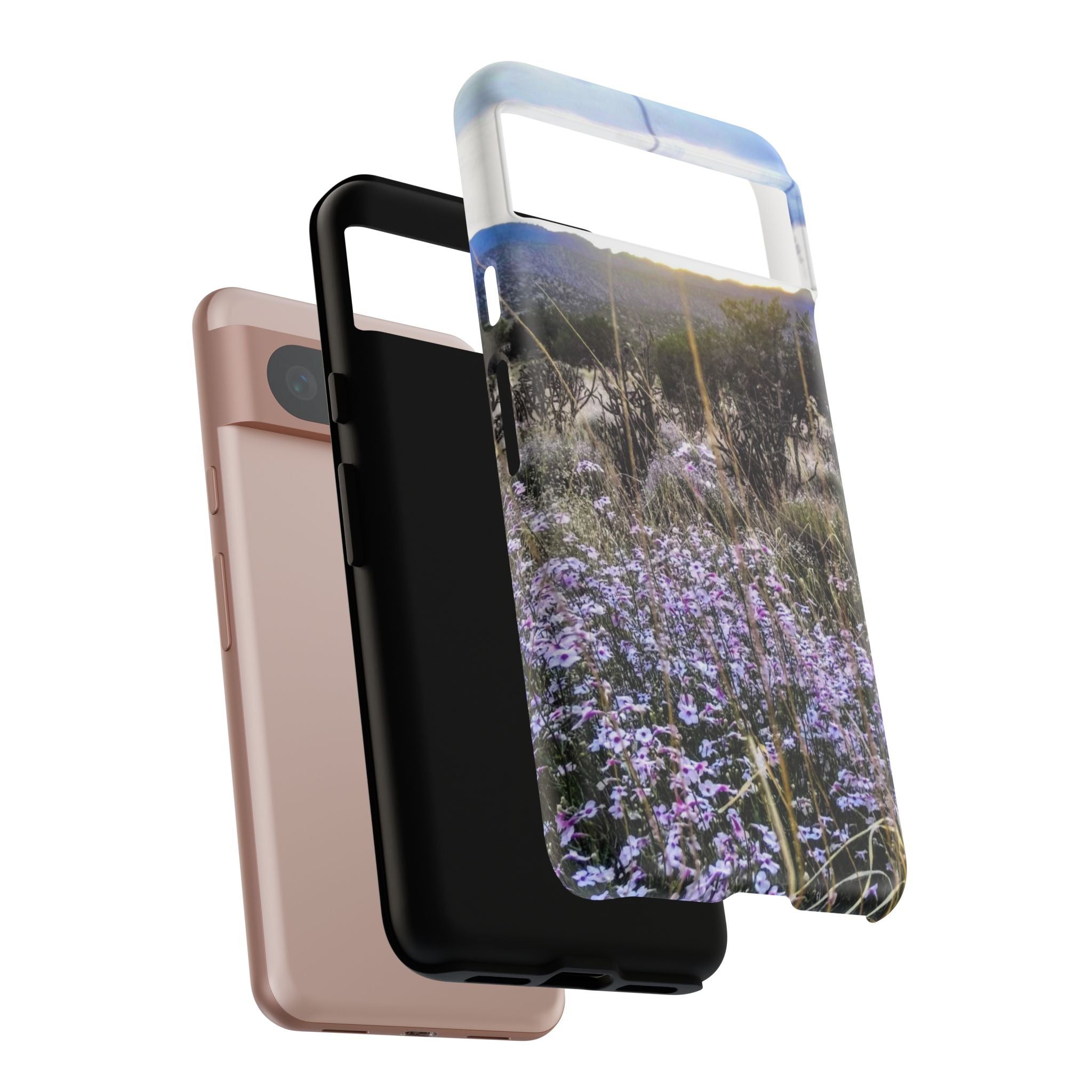 Floral Phone Case, Tough Phone Cover for Outdoor Lovers, Nature-Inspired Accessories, Gift for Photography Enthusiasts, Protective [...]