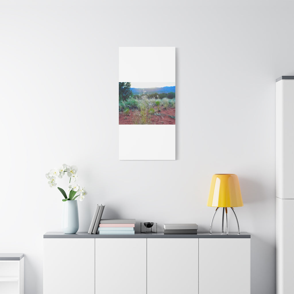 Serene Desert Landscape Canvas Print, Nature Wall Art, Home Decor, Gift for Nature Lovers, Rustic Art for Living Room, Boho Decor