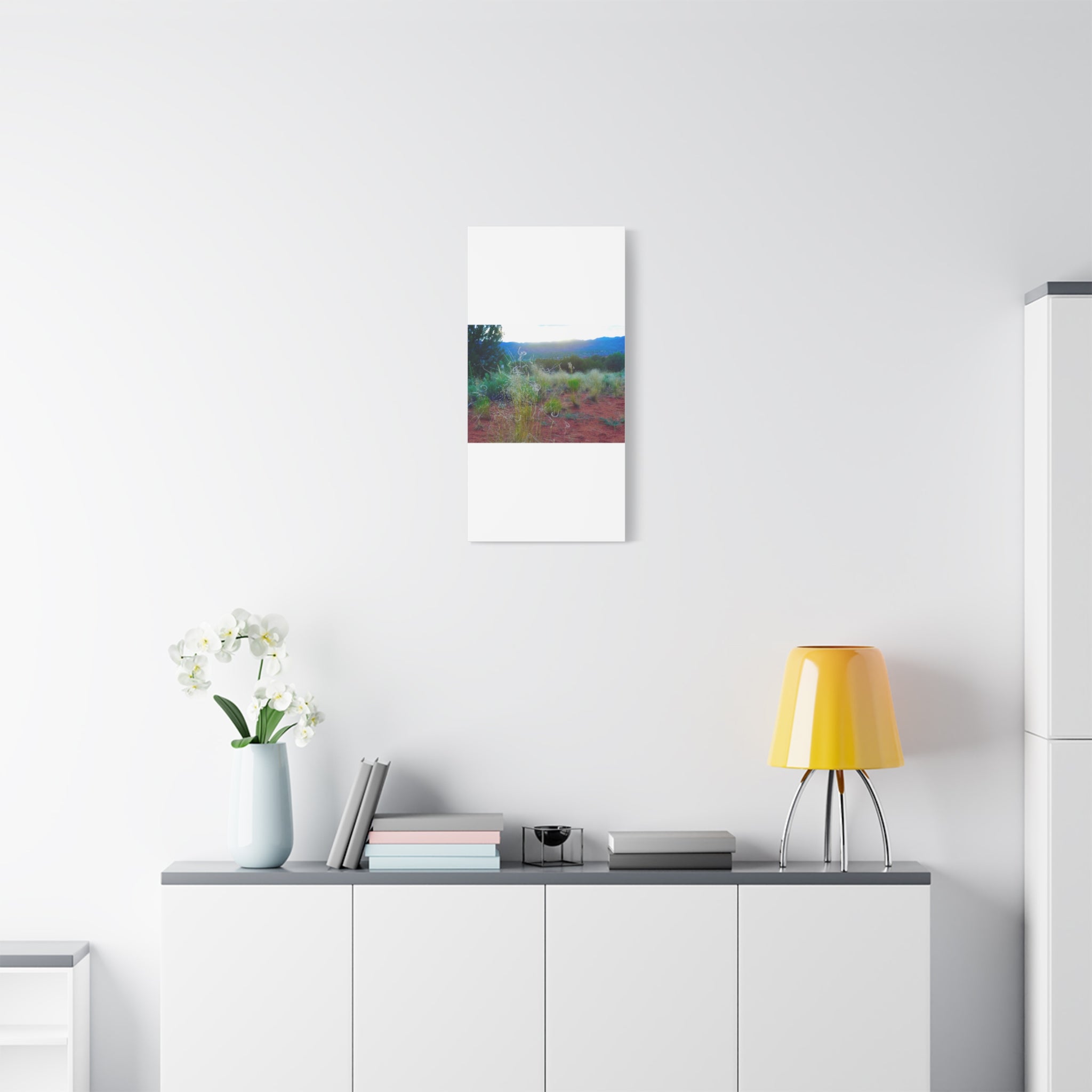 Stretched Canvas Art Print, Nature Wall Decor, Boho Home Decor, Rustic Landscape Art, Gift for Nature Lovers