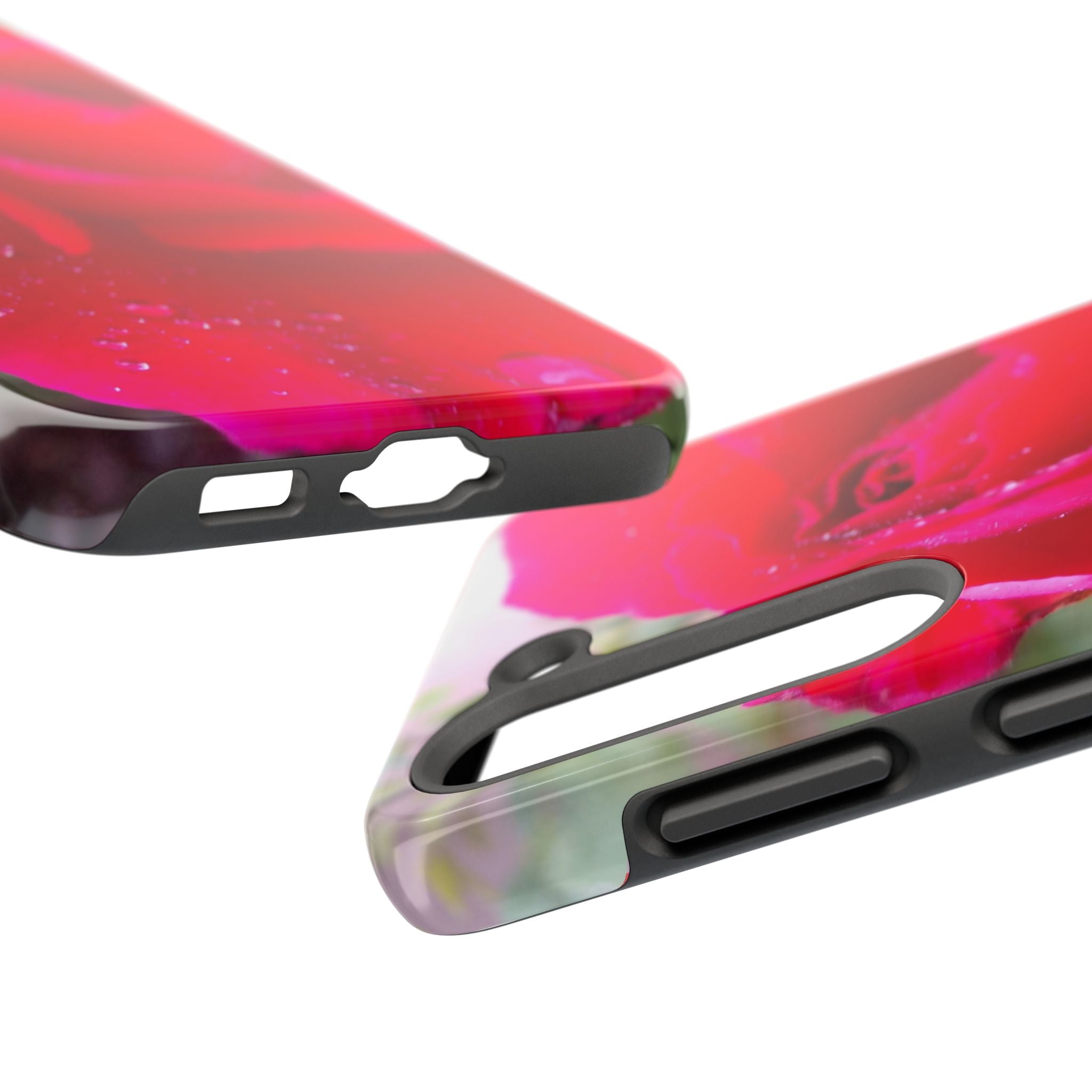 Flower Print Tough Phone Cases, Floral iPhone Case, Durable Mobile Covers, Unique Gift for Her, Birthday Present, Rose Design