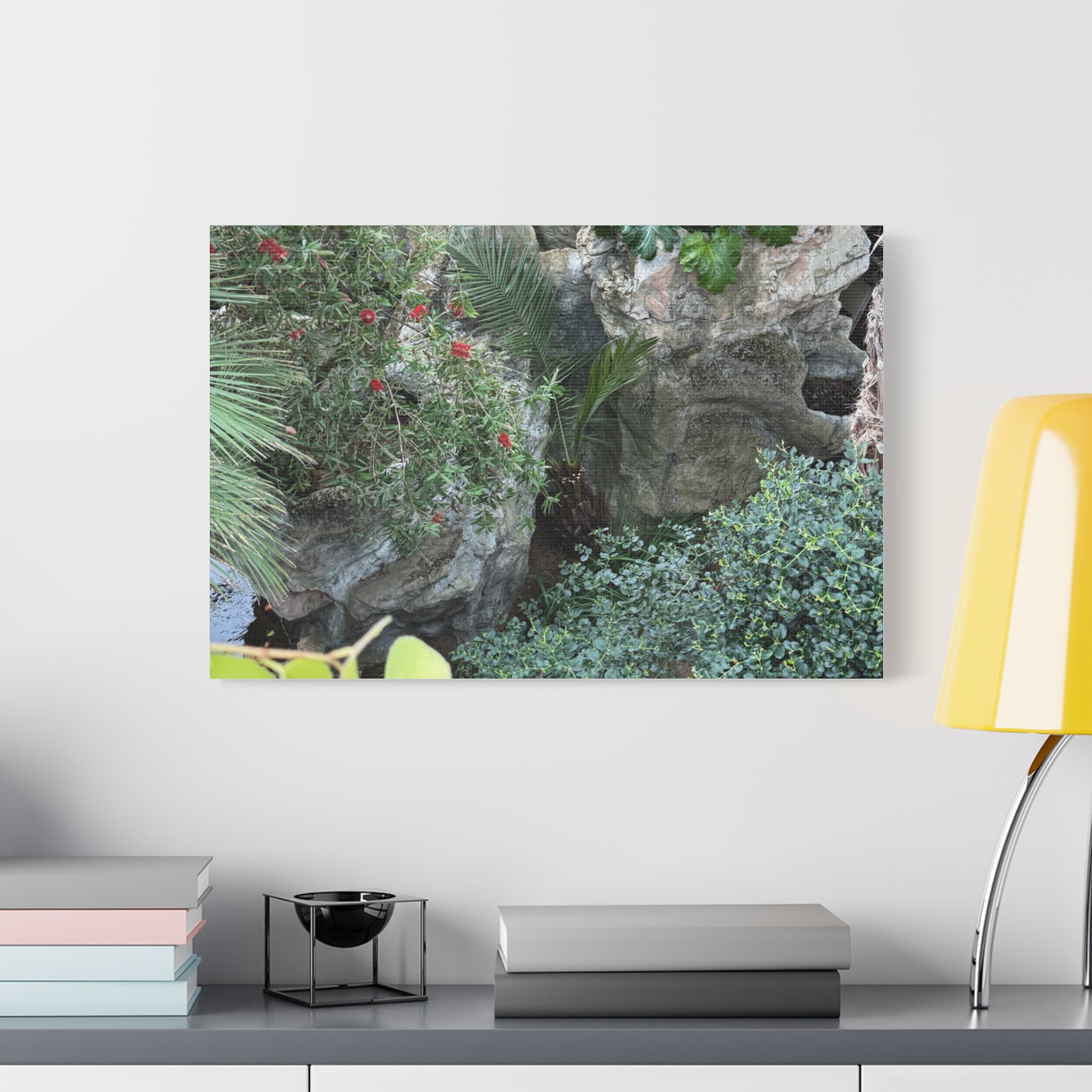 Canvas Wall Art, Tropical Garden Print, Home Decor, Botanical Artwork, Nature Lover Gift, Modern Interior Design