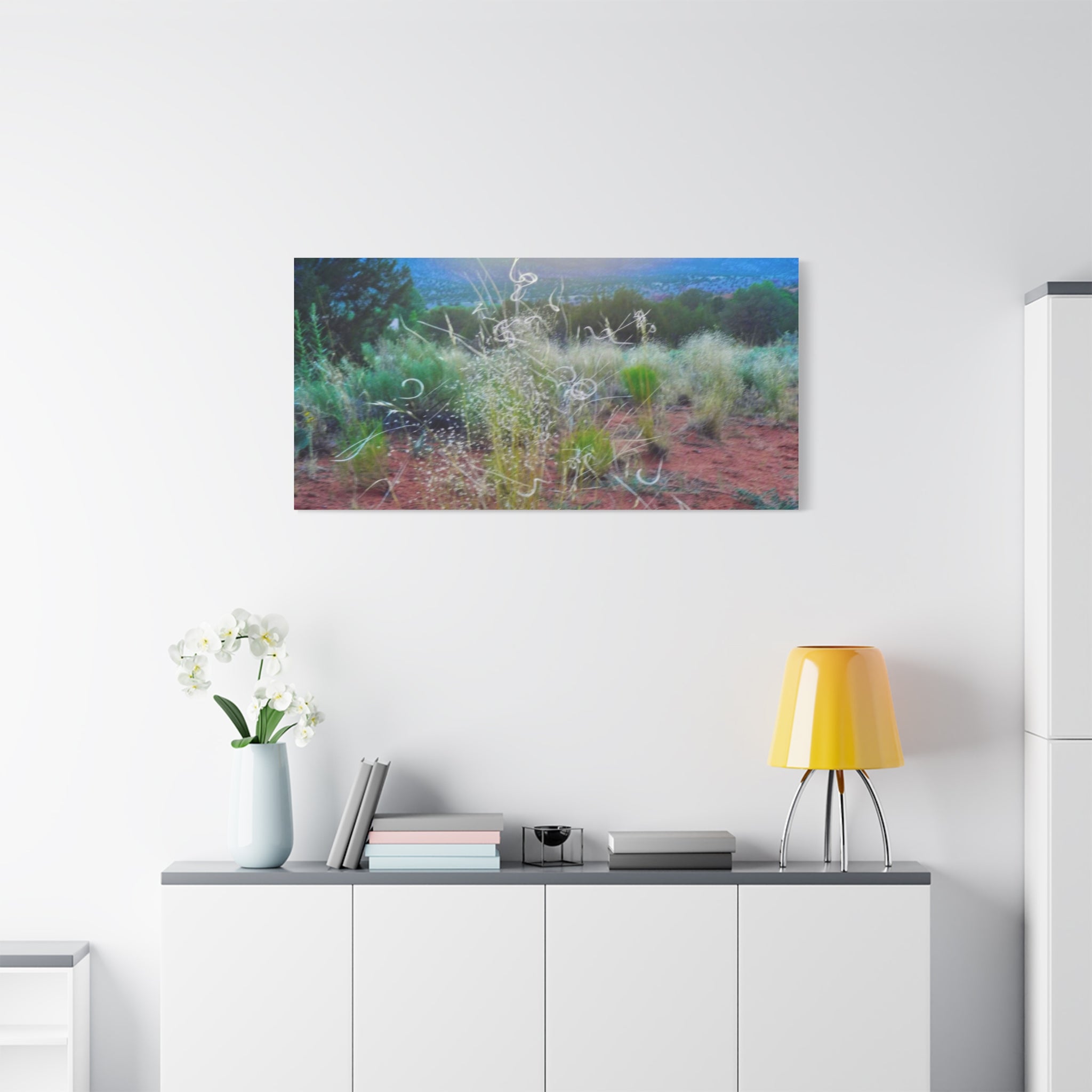 Serene Desert Landscape Canvas Print, Nature Wall Art, Home Decor, Gift for Nature Lovers, Rustic Art for Living Room, Boho Decor