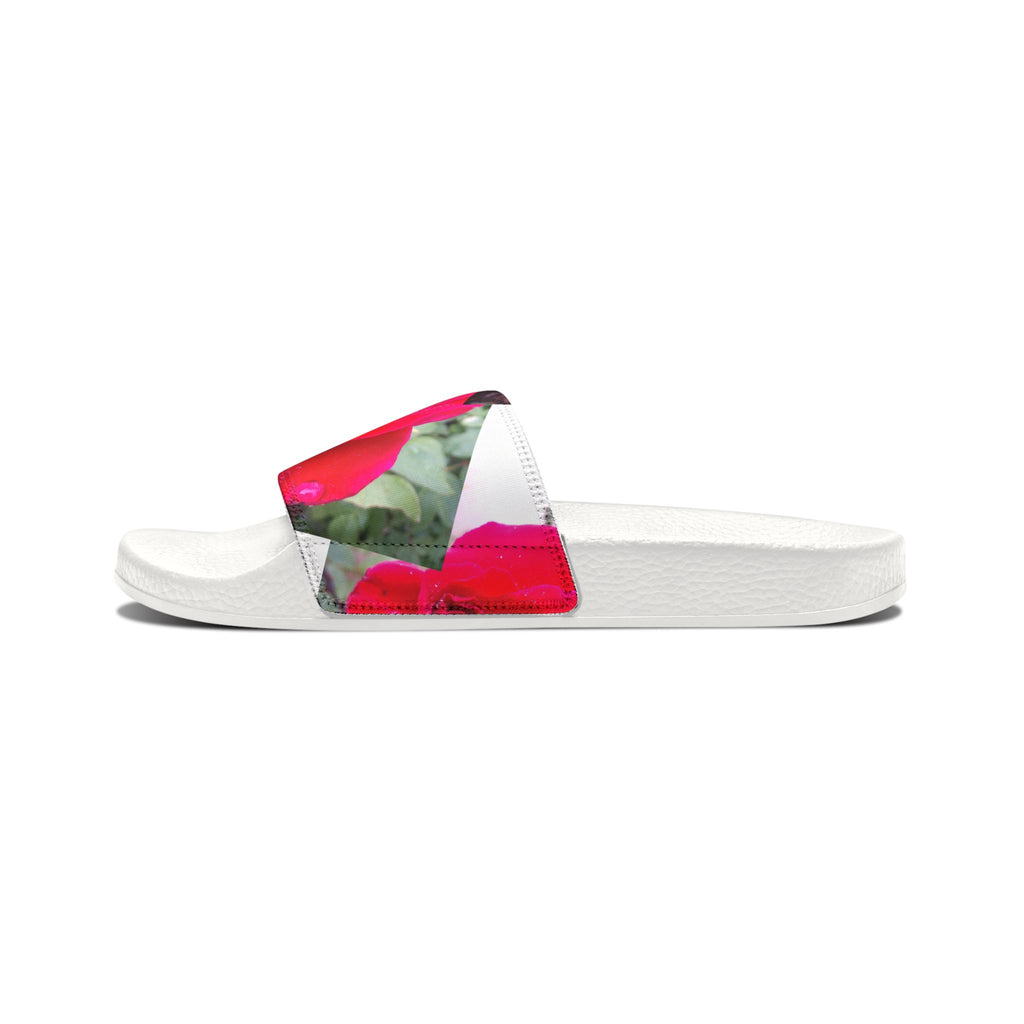 Floral Women's Slide Sandals | Summer Footwear, Vacation Style, Casual Slip-ons, Gift for Her, Outdoor Comfort