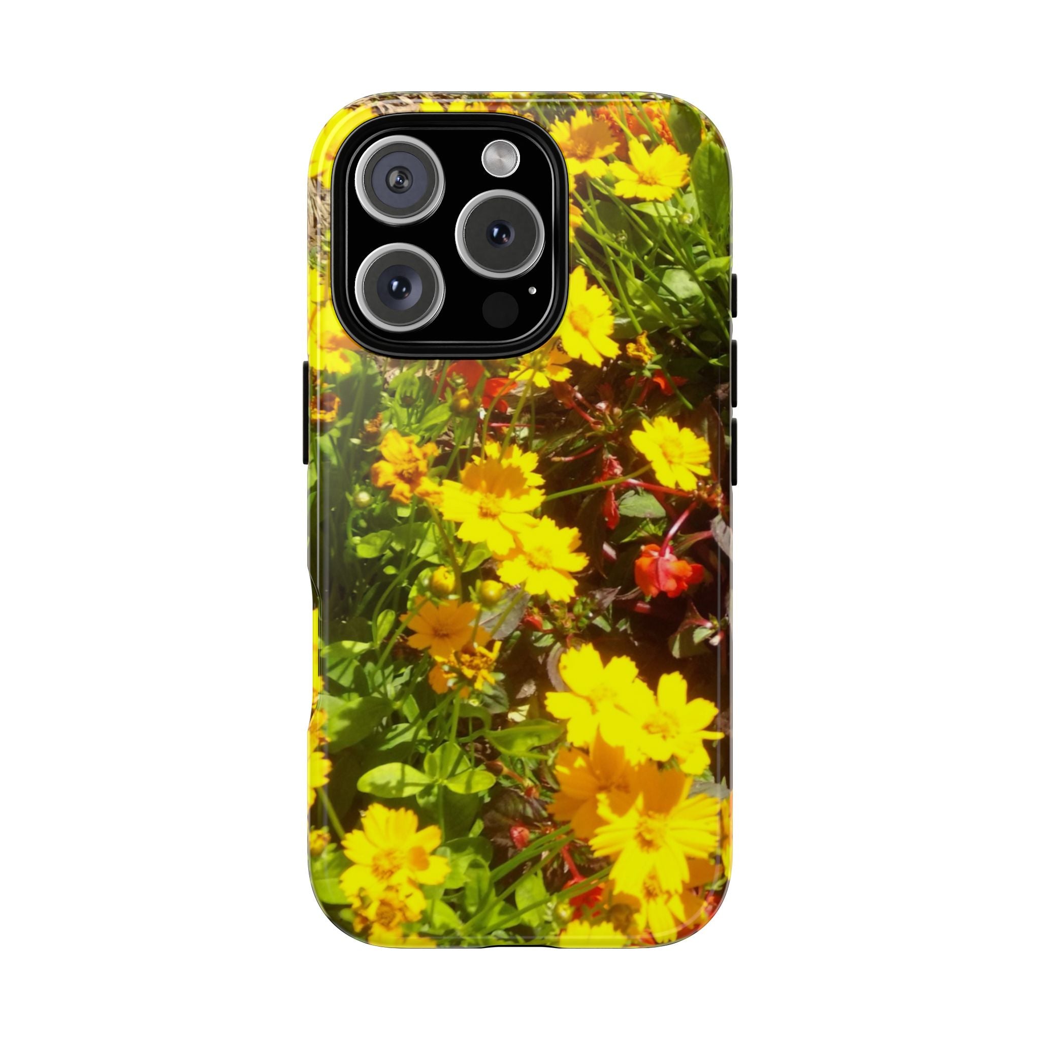 Floral Phone Case - Tough Cases with Vibrant Yellow Flowers, Protective Floral Cover, Spring Decor, Gift Idea for Nature Lovers, [...]