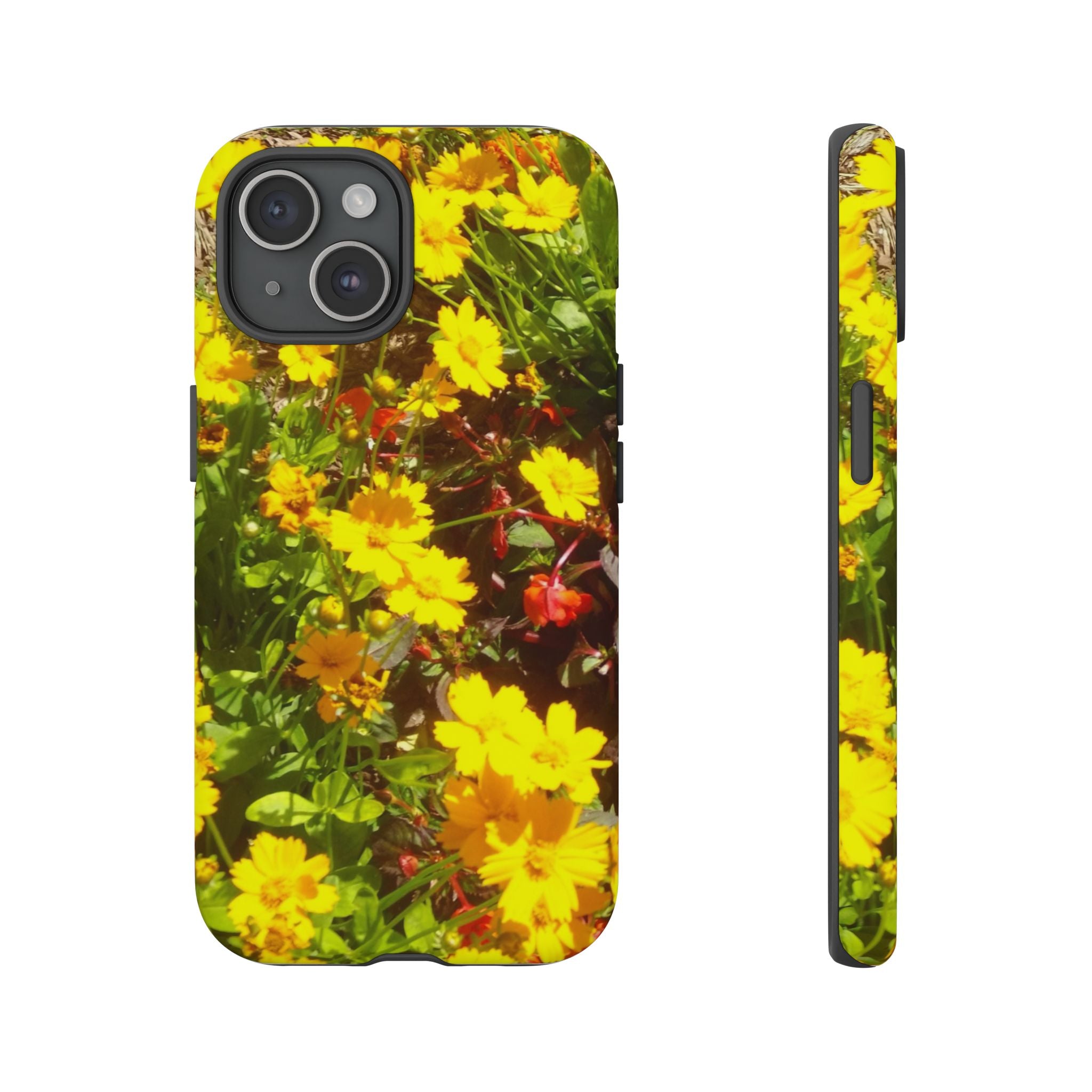 Floral Phone Case - Tough Cases with Vibrant Yellow Flowers, Protective Floral Cover, Spring Decor, Gift Idea for Nature Lovers, [...]