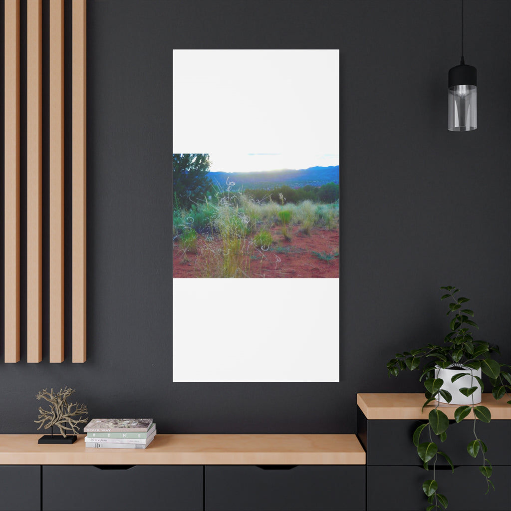 Stretched Canvas Art Print, Nature Wall Decor, Boho Home Decor, Rustic Landscape Art, Gift for Nature Lovers