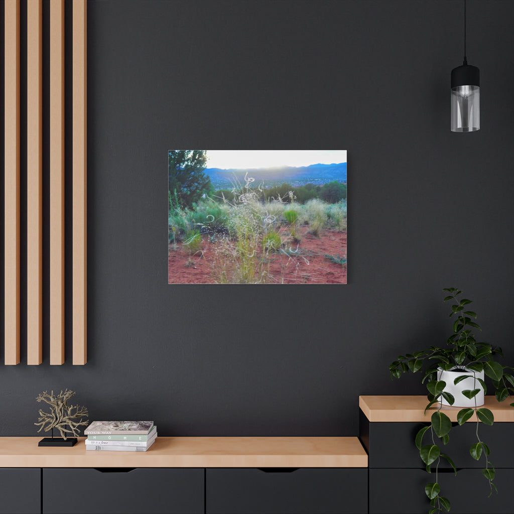 Serene Desert Landscape Canvas Print, Nature Wall Art, Home Decor, Gift for Nature Lovers, Rustic Art for Living Room, Boho Decor