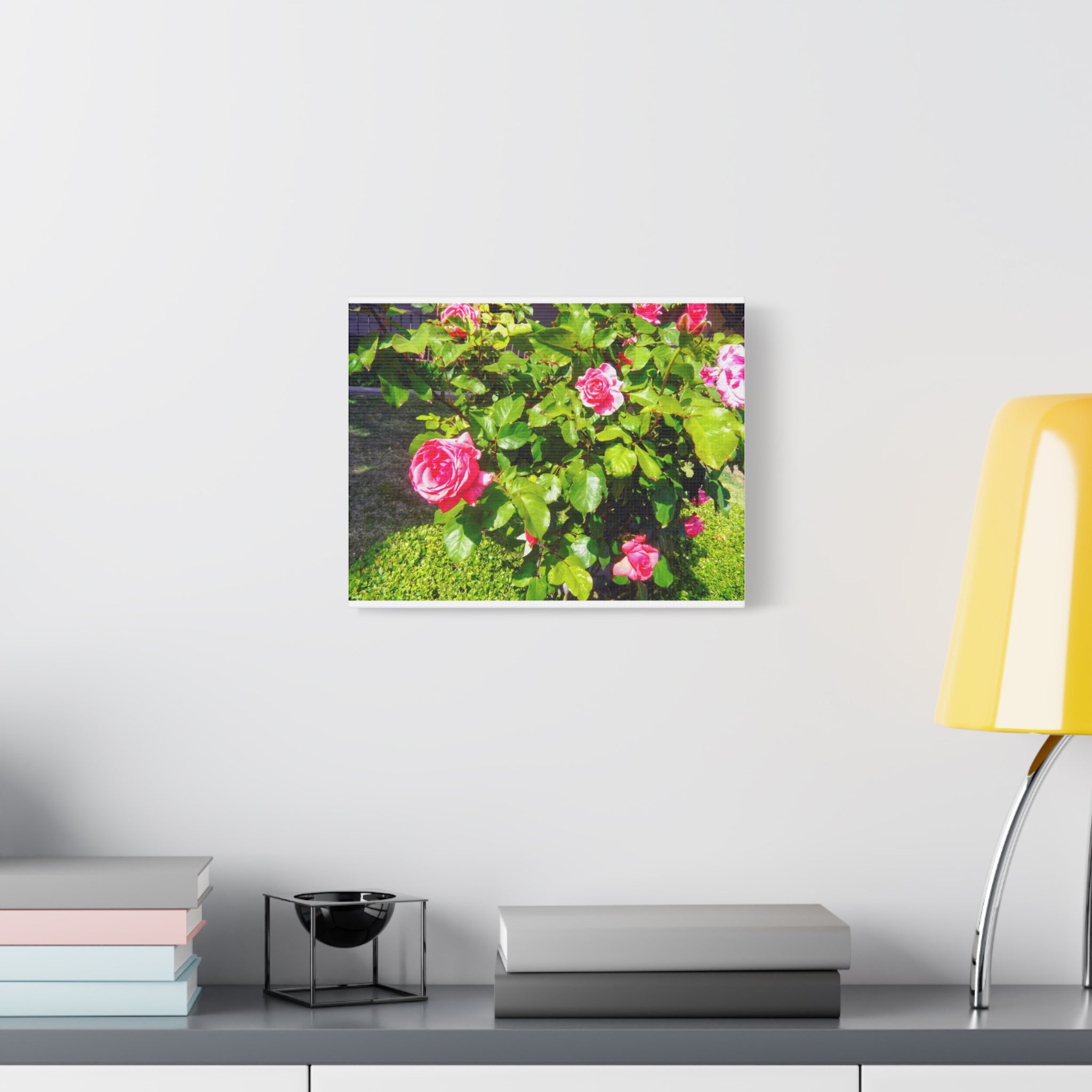 Floral Canvas Wall Art, Pink Rose Decor, Home Gallery Piece, Flower Photography, Garden Wall Decor, Floral Print
