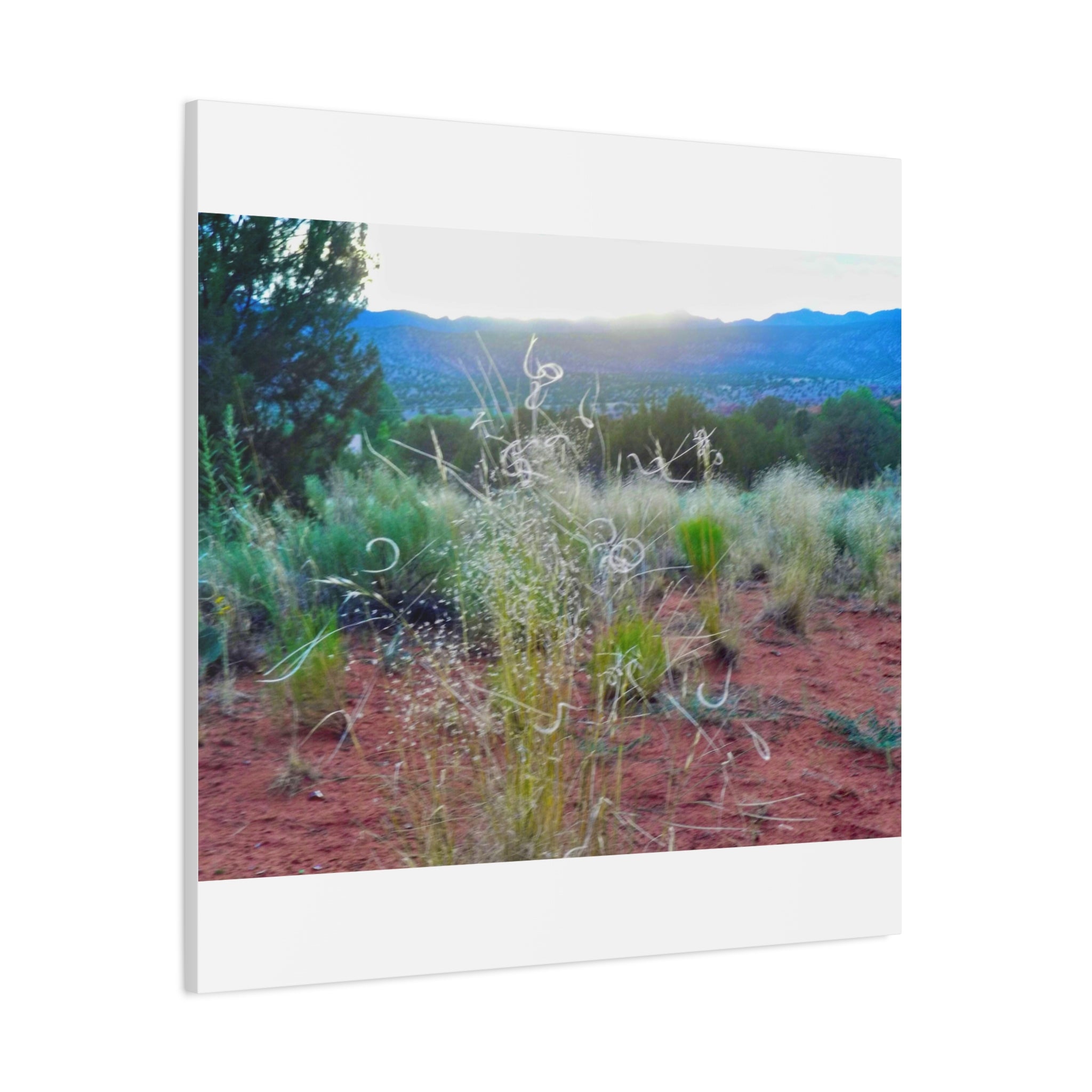 Serene Desert Landscape Canvas Print, Nature Wall Art, Home Decor, Gift for Nature Lovers, Rustic Art for Living Room, Boho Decor