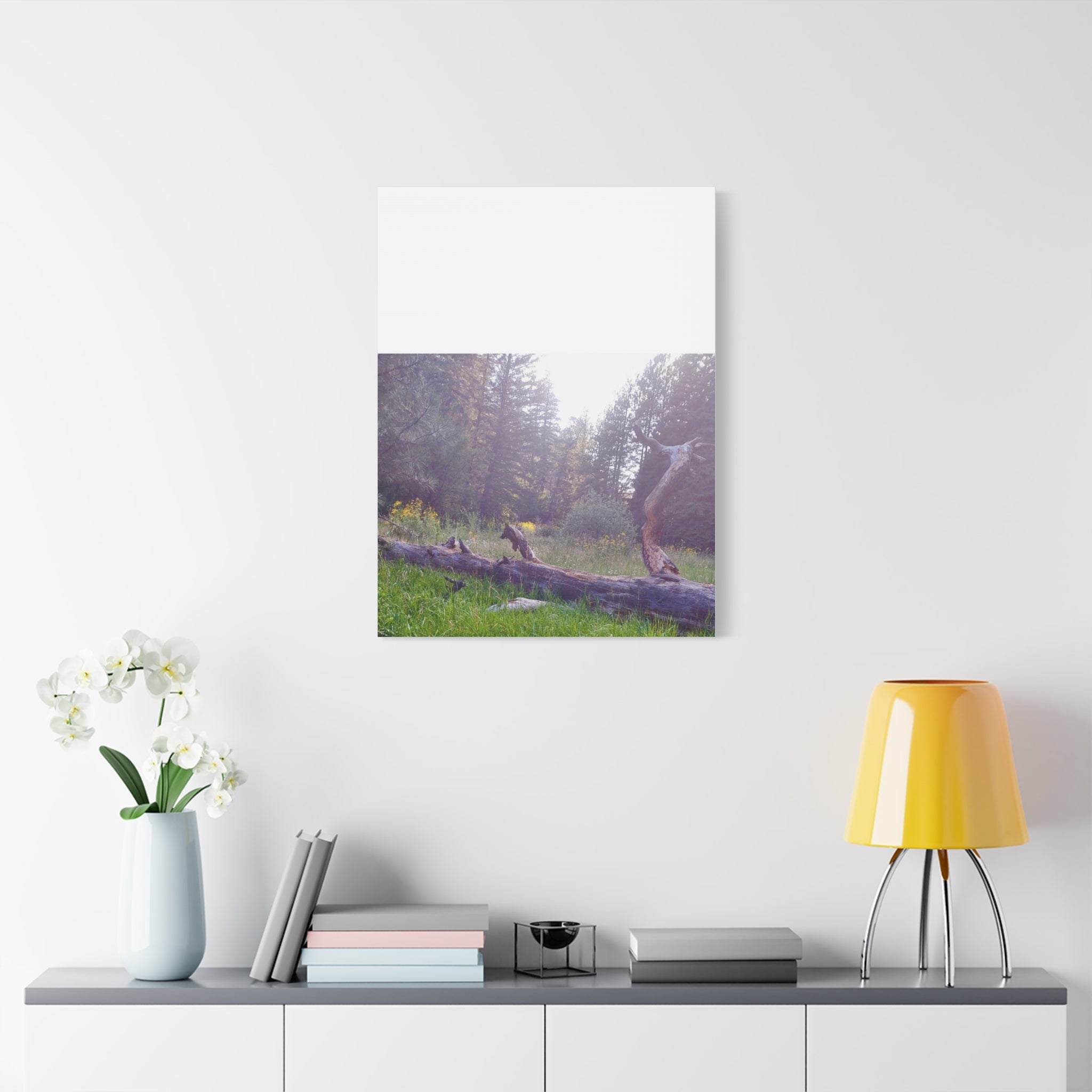 Matte Canvas Wall Art - Serene Nature Scene, Perfect for Home Decor, Gift for Nature Lovers, Office Wall Decoration, Rustic Art Print