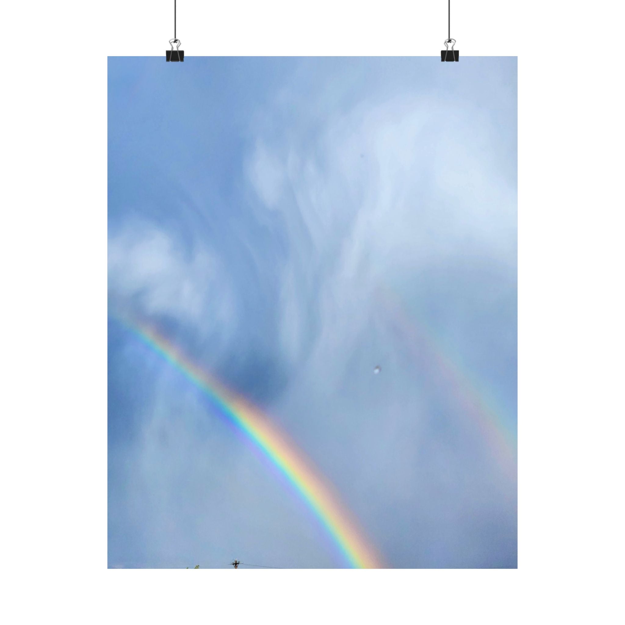 Rainbow Matte Vertical Poster - Colorful Wall Decor for Home, Office, Aesthetic Gift for Art Lovers, Birthday & Housewarming Decoration