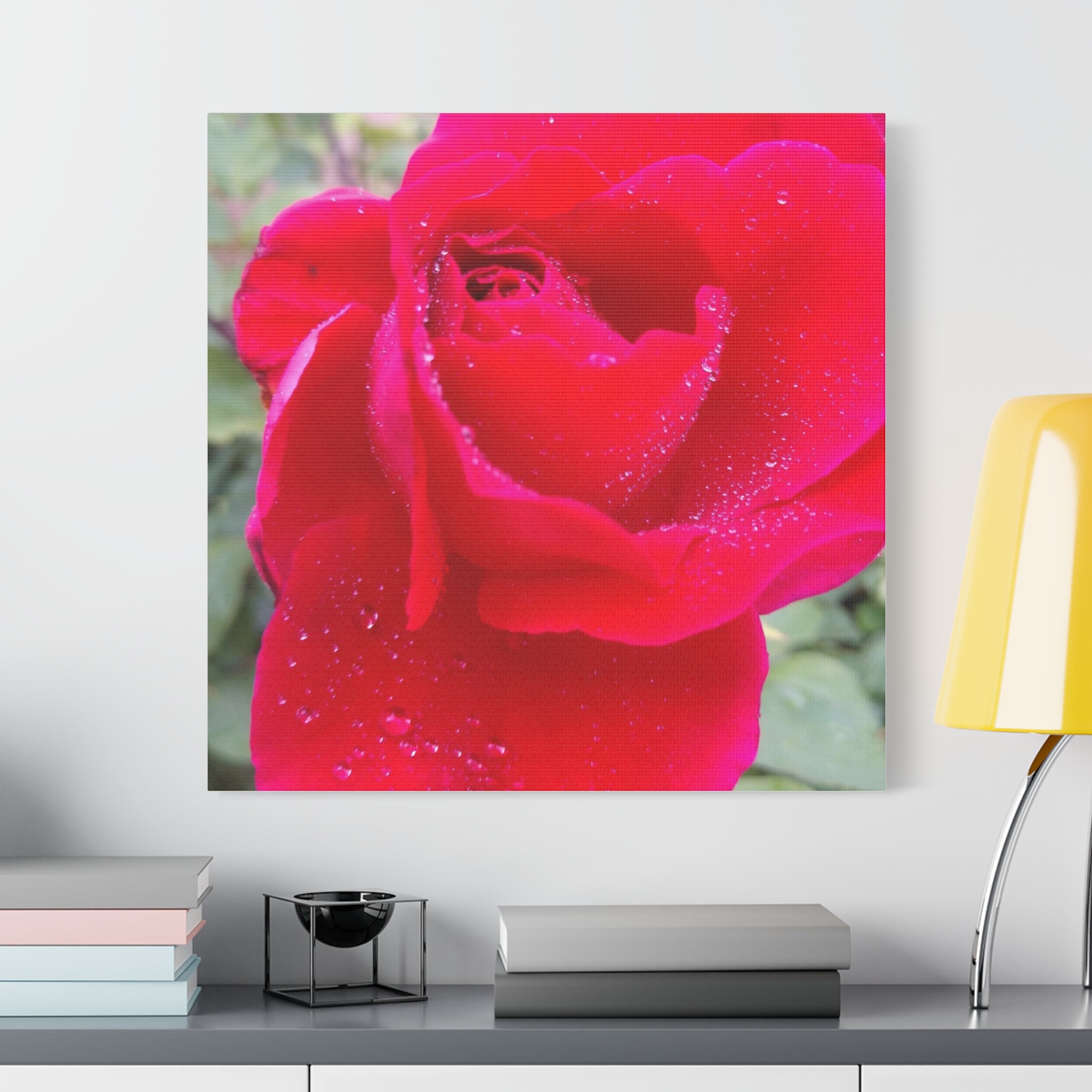 Stunning Floral Canvas Print, Home Decor, Wall Art, Gift for Flower Lovers, Red Rose Art, Mother's Day Gift