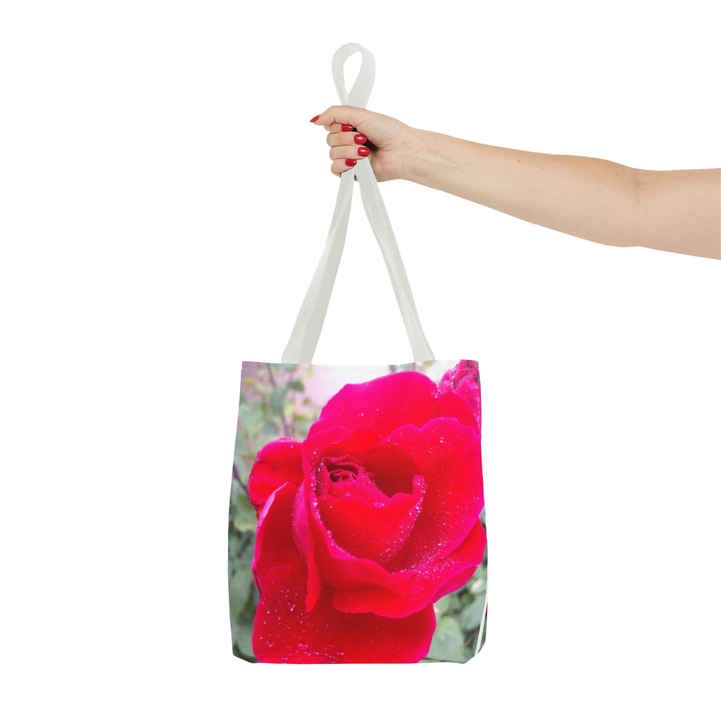 Vibrant Floral Tote Bag | Artistic Rose Design for Everyday Use, Eco-Friendly Shopping, Perfect Gift for Garden Lovers