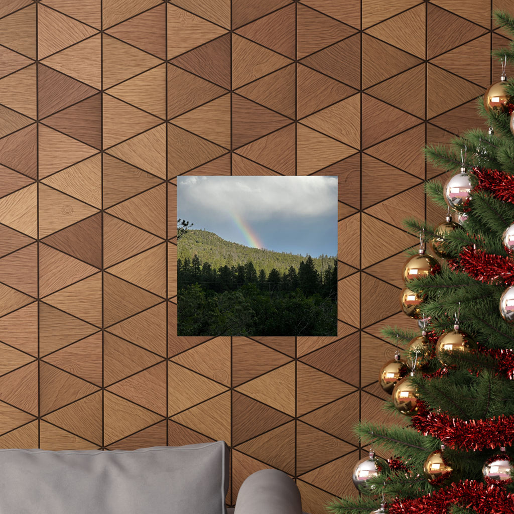 Rainbow Landscape Matte Vertical Posters, Nature Wall Art, Home Decor, Gift for Nature Lovers, Inspirational Prints