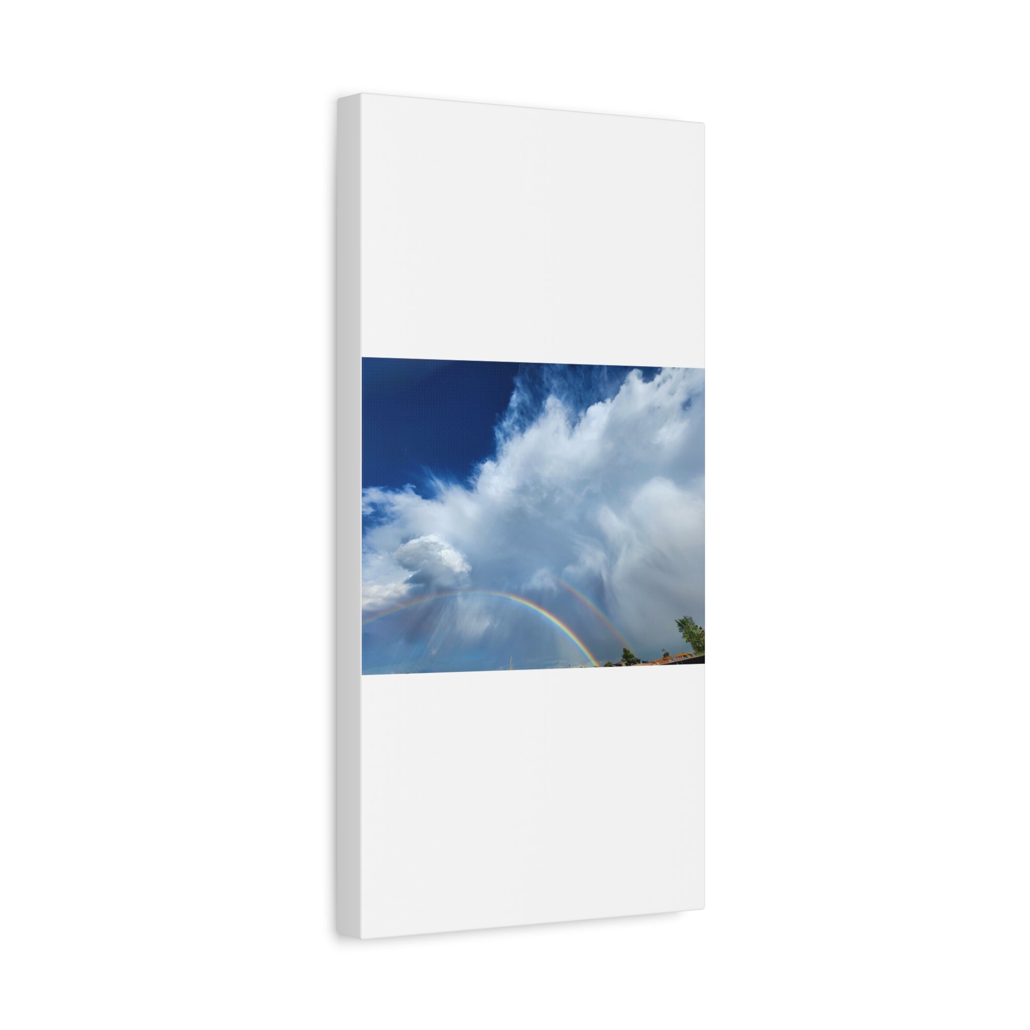 Rainbow Cloud Art Canvas Print, Stretched Wall Decor, Home/Office Art, Gift for Nature Lovers, Gallery Wall Accent