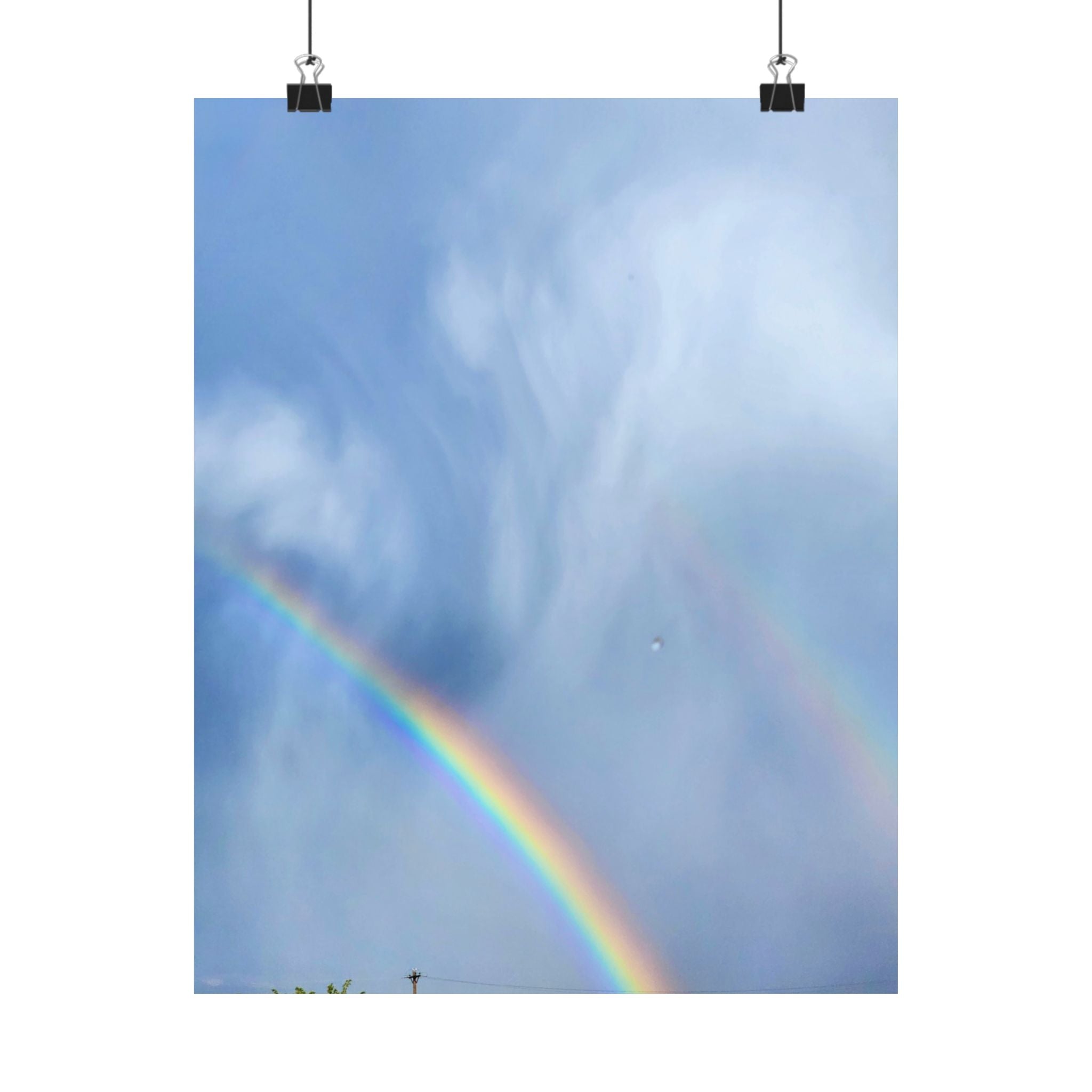 Rainbow Matte Vertical Poster - Colorful Wall Decor for Home, Office, Aesthetic Gift for Art Lovers, Birthday & Housewarming Decoration