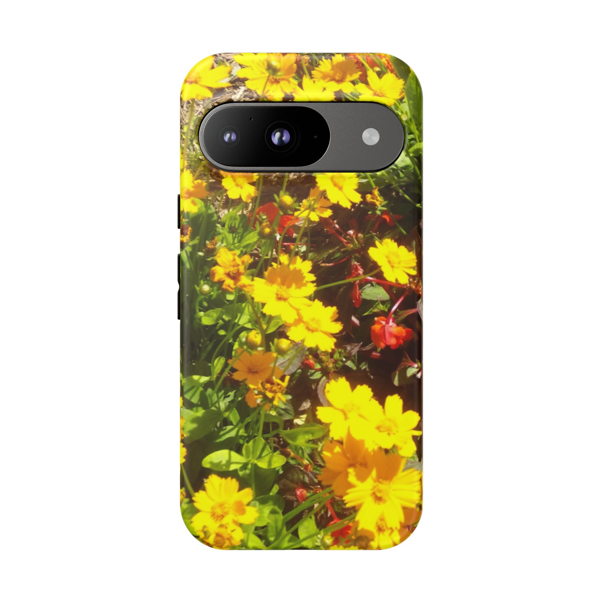Floral Phone Case - Tough Cases with Vibrant Yellow Flowers, Protective Floral Cover, Spring Decor, Gift Idea for Nature Lovers, [...]
