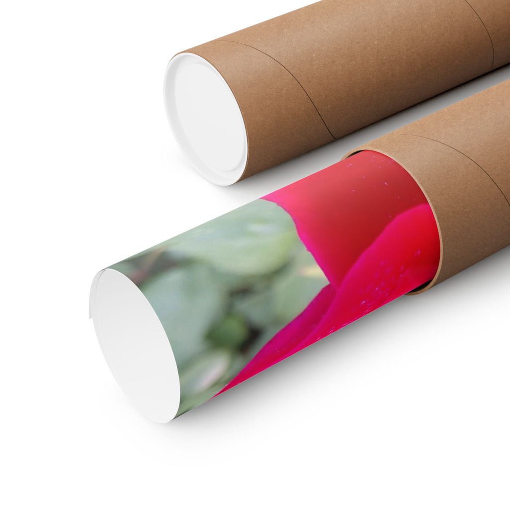 Vibrant Floral Matte Poster, Home Decor, Wall Art, Gift for Her, Red Rose Print, Botanical Wall Art, Romantic Decoration