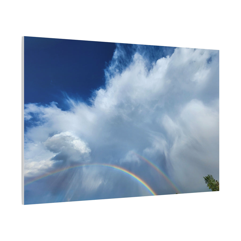 Rainbow Cloud Art Canvas Print, Stretched Wall Decor, Home/Office Art, Gift for Nature Lovers, Gallery Wall Accent