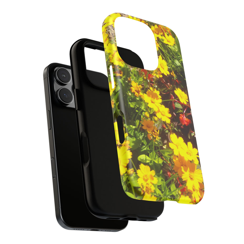 Floral Phone Case - Tough Cases with Vibrant Yellow Flowers, Protective Floral Cover, Spring Decor, Gift Idea for Nature Lovers, [...]