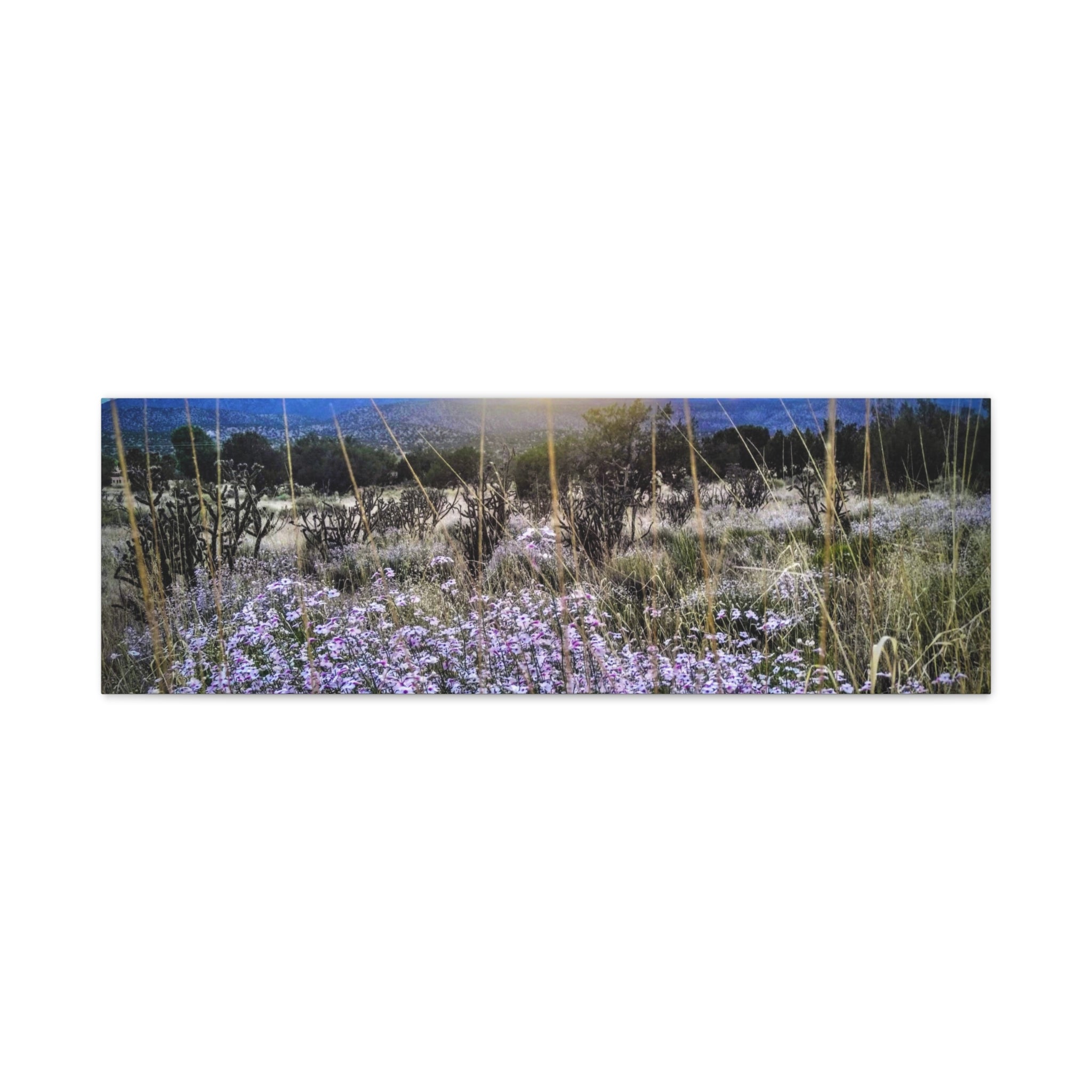 Framed Botanical Wall Art, Floral Canvas Print, Nature Decor, Home Interior Art, Gift for Garden Lovers, Beautiful Flower Landscape