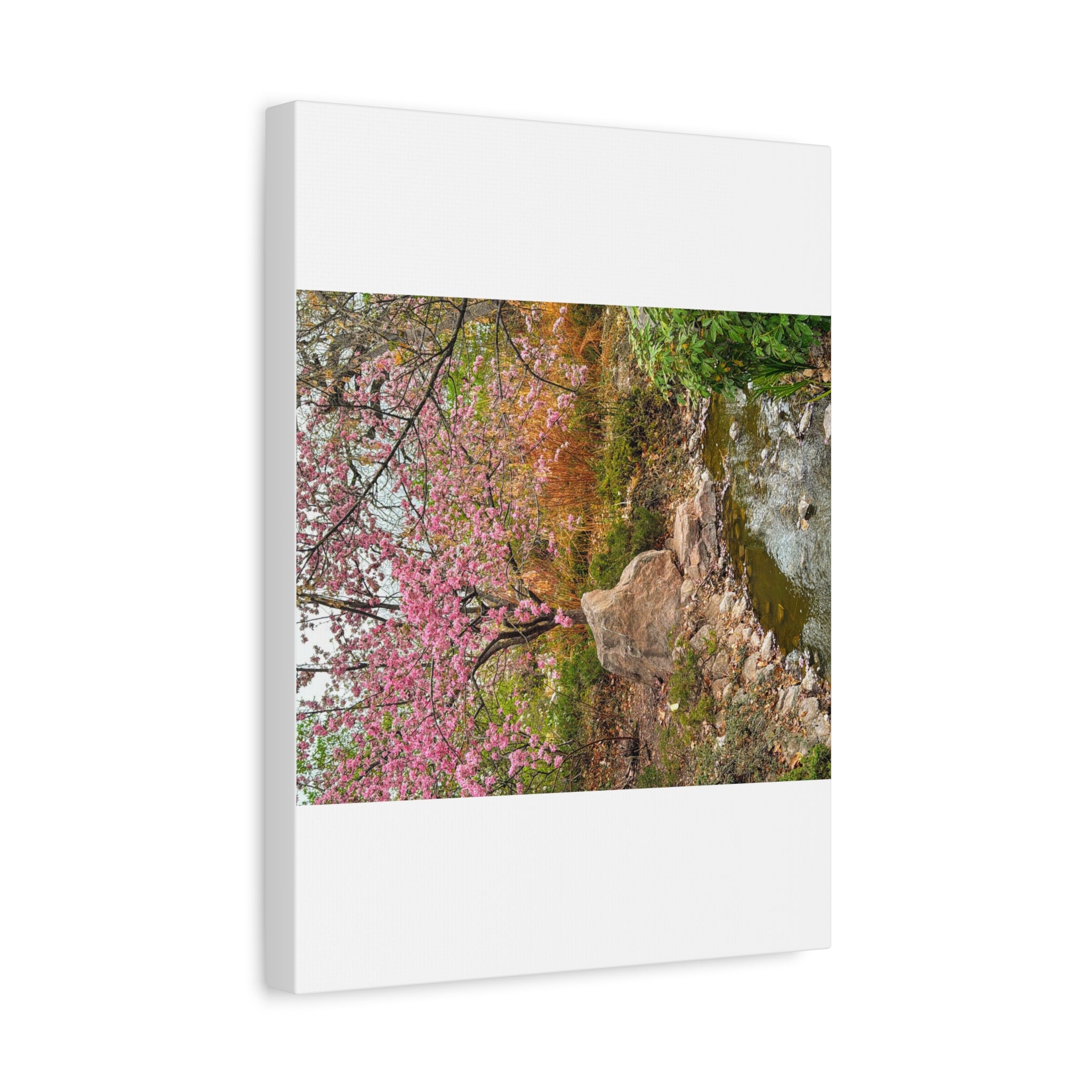 Blossoming Serenity Canvas Print, Floral Wall Art, Nature Decor, Home Aesthetic, Gift Idea for Garden Lovers, Spring Decor