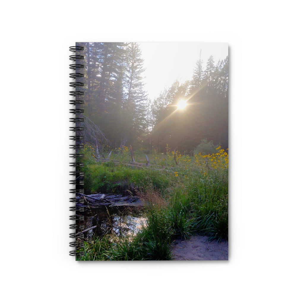 Nature-Inspired Spiral Notebook - Ruled Line, Journaling, Sketching, Gift for Nature Lovers, Eco-Friendly, Inspirational Writing