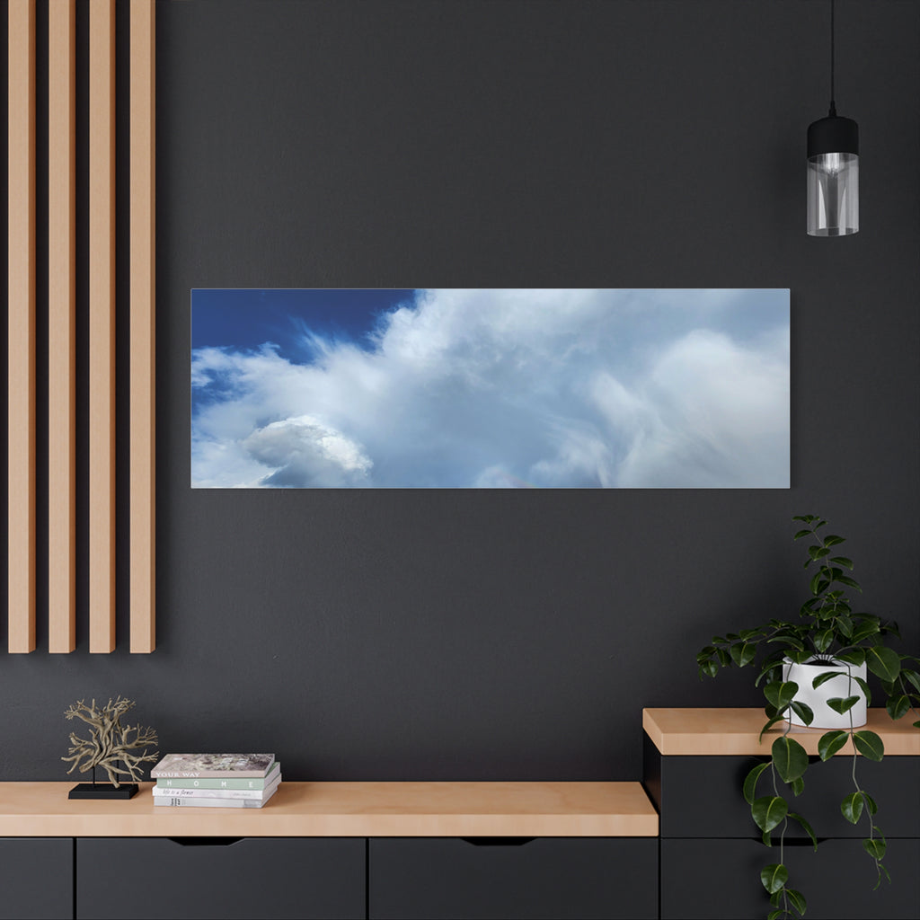 Rainbow Cloud Art Canvas Print, Stretched Wall Decor, Home/Office Art, Gift for Nature Lovers, Gallery Wall Accent