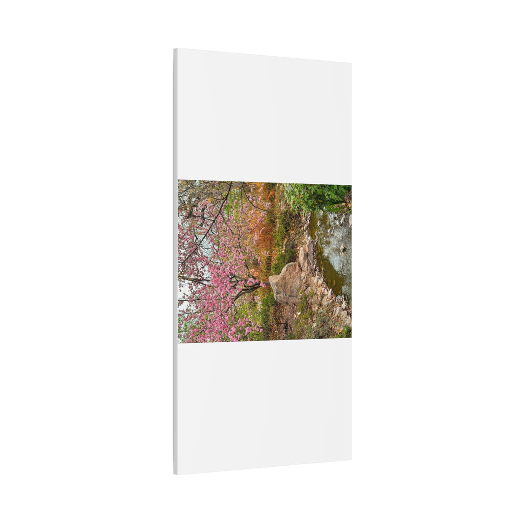 Blossoming Serenity Canvas Print, Floral Wall Art, Nature Decor, Home Aesthetic, Gift Idea for Garden Lovers, Spring Decor