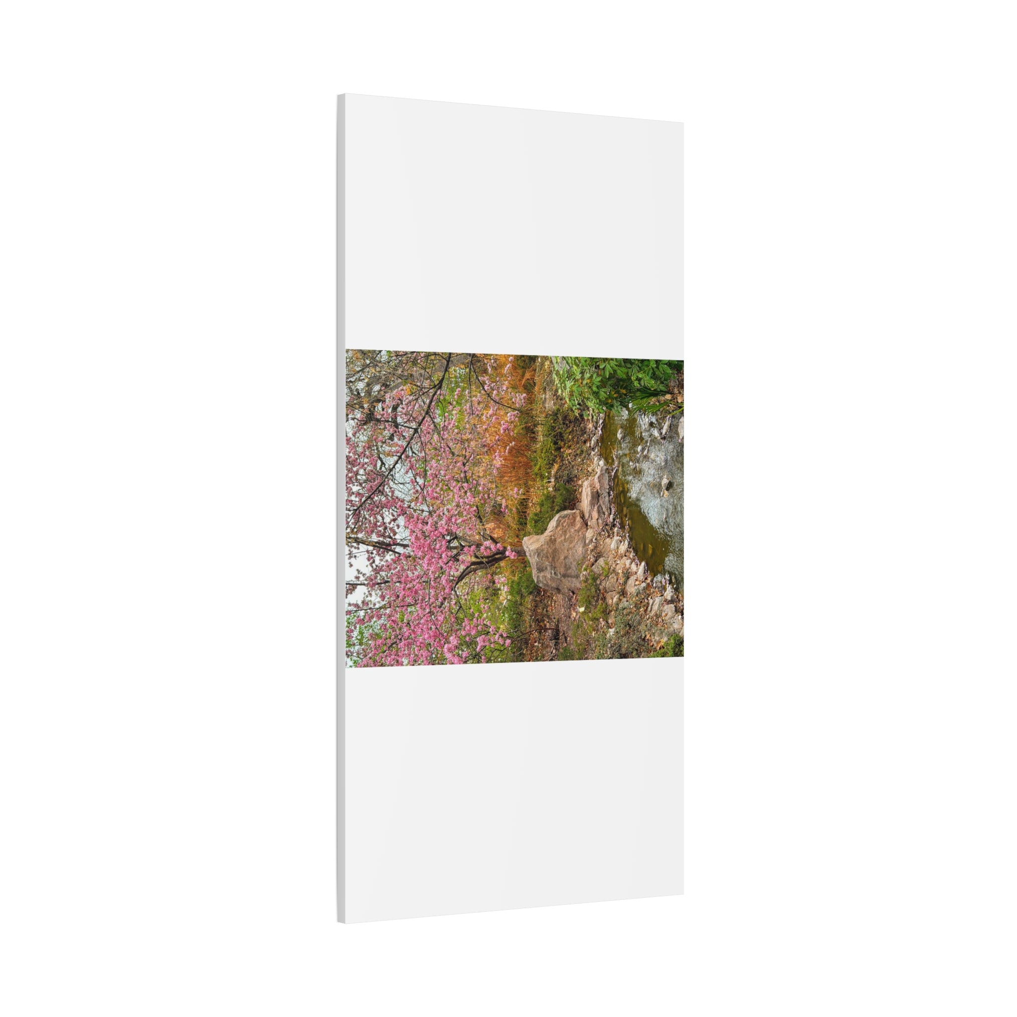 Blossoming Serenity Canvas Print, Floral Wall Art, Nature Decor, Home Aesthetic, Gift Idea for Garden Lovers, Spring Decor