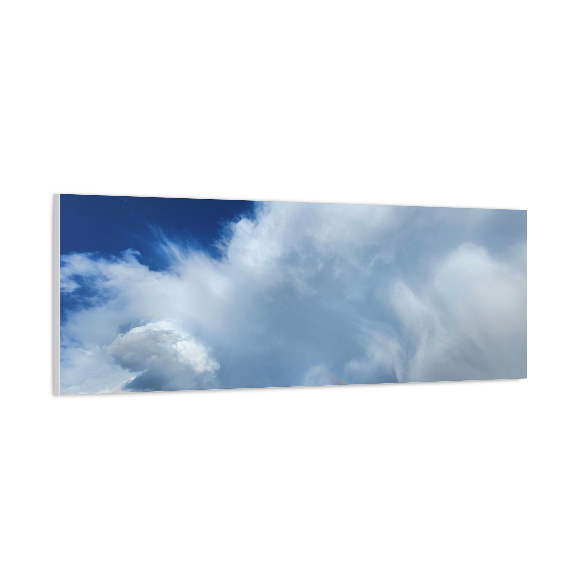 Rainbow Cloud Art Canvas Print, Stretched Wall Decor, Home/Office Art, Gift for Nature Lovers, Gallery Wall Accent