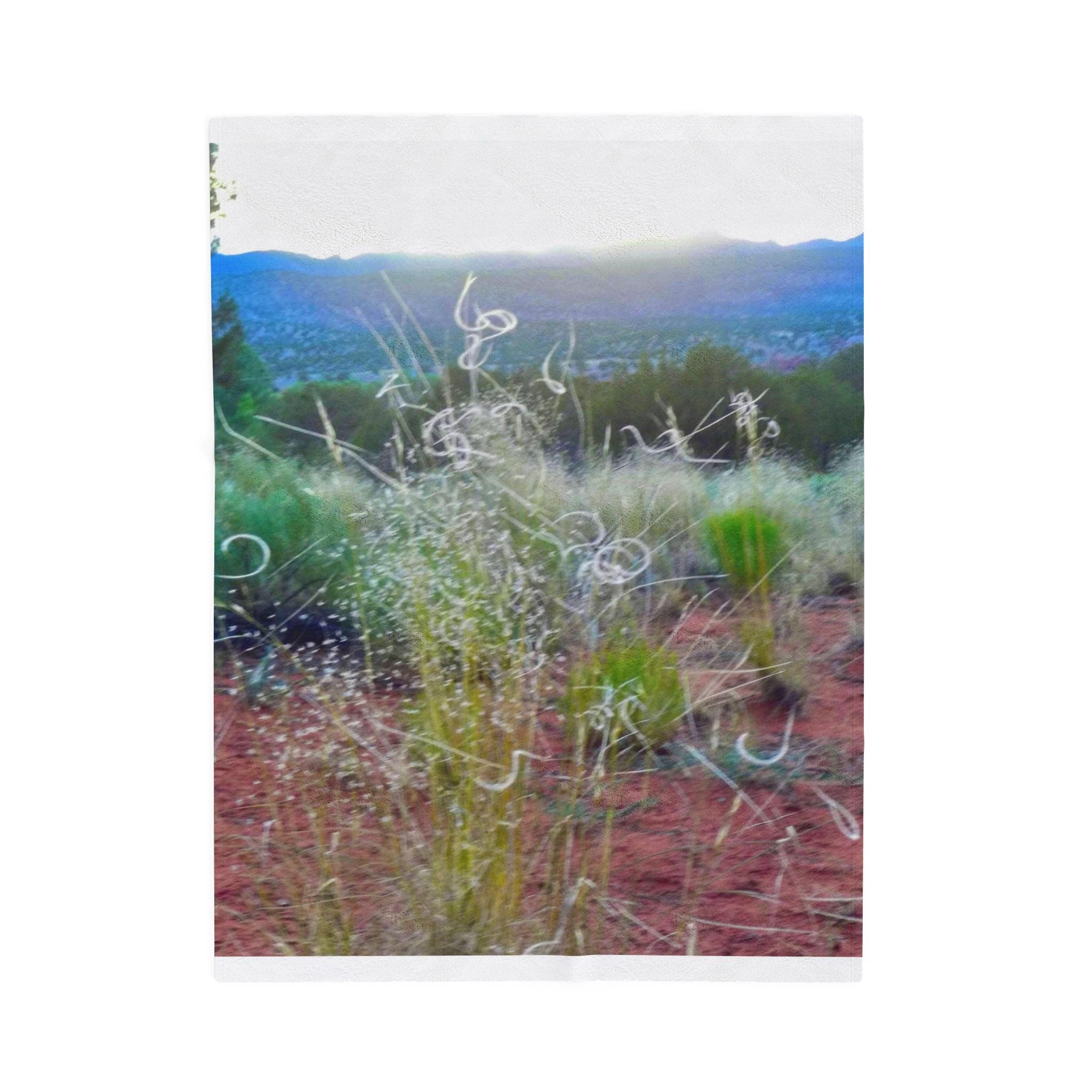 Cozy Velvet Blanket, Soft Plush Throw for Home Decor, Great for Gifts, Picnics, and Relaxation, Bohemian Style