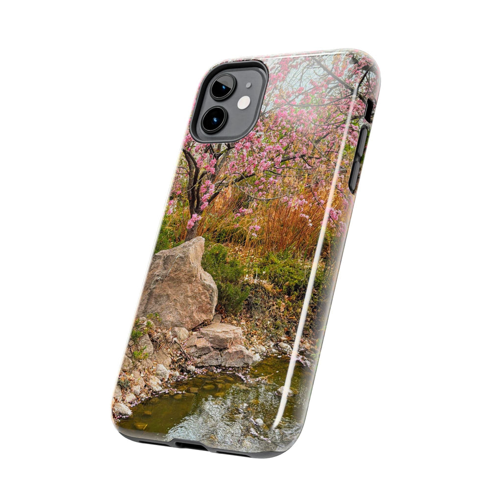 Cherry Blossom Tough Phone Cases - Nature Lover Gift, Floral Phone Accessories, Spring Decor, Custom Cases, Outdoor Adventure