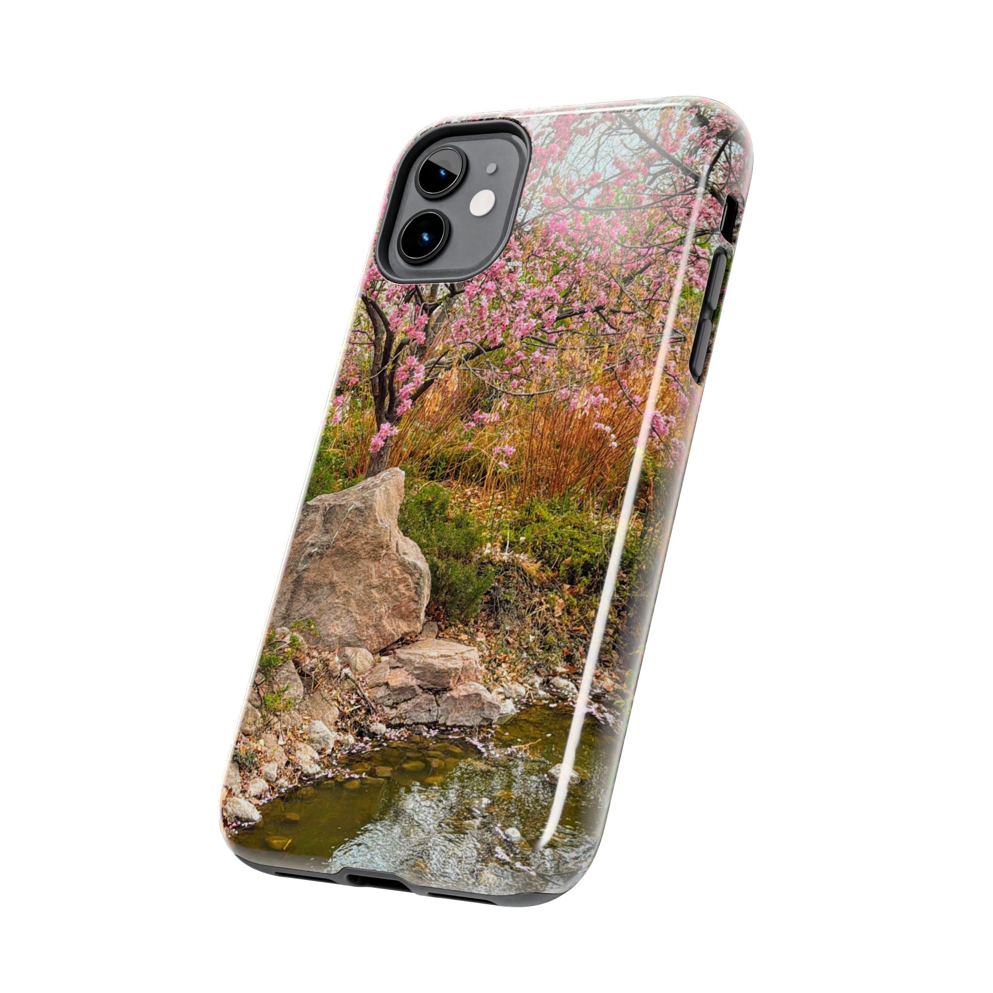 Cherry Blossom Tough Phone Cases - Nature Lover Gift, Floral Phone Accessories, Spring Decor, Custom Cases, Outdoor Adventure