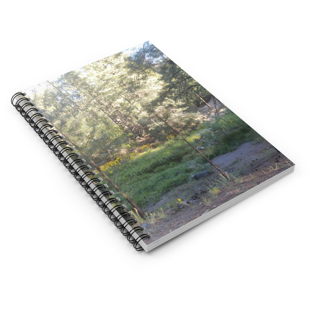 Nature-Inspired Spiral Notebook - Ruled Line, Journal, Stationery, Gift for Nature Lovers, Eco-Friendly Office Supplies