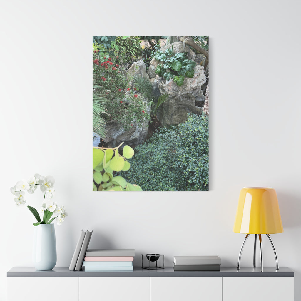 Canvas Wall Art, Tropical Garden Print, Home Decor, Botanical Artwork, Nature Lover Gift, Modern Interior Design