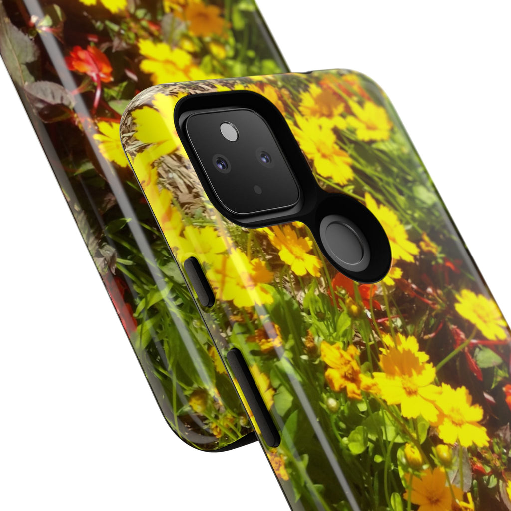 Floral Phone Case - Tough Cases with Vibrant Yellow Flowers, Protective Floral Cover, Spring Decor, Gift Idea for Nature Lovers, [...]