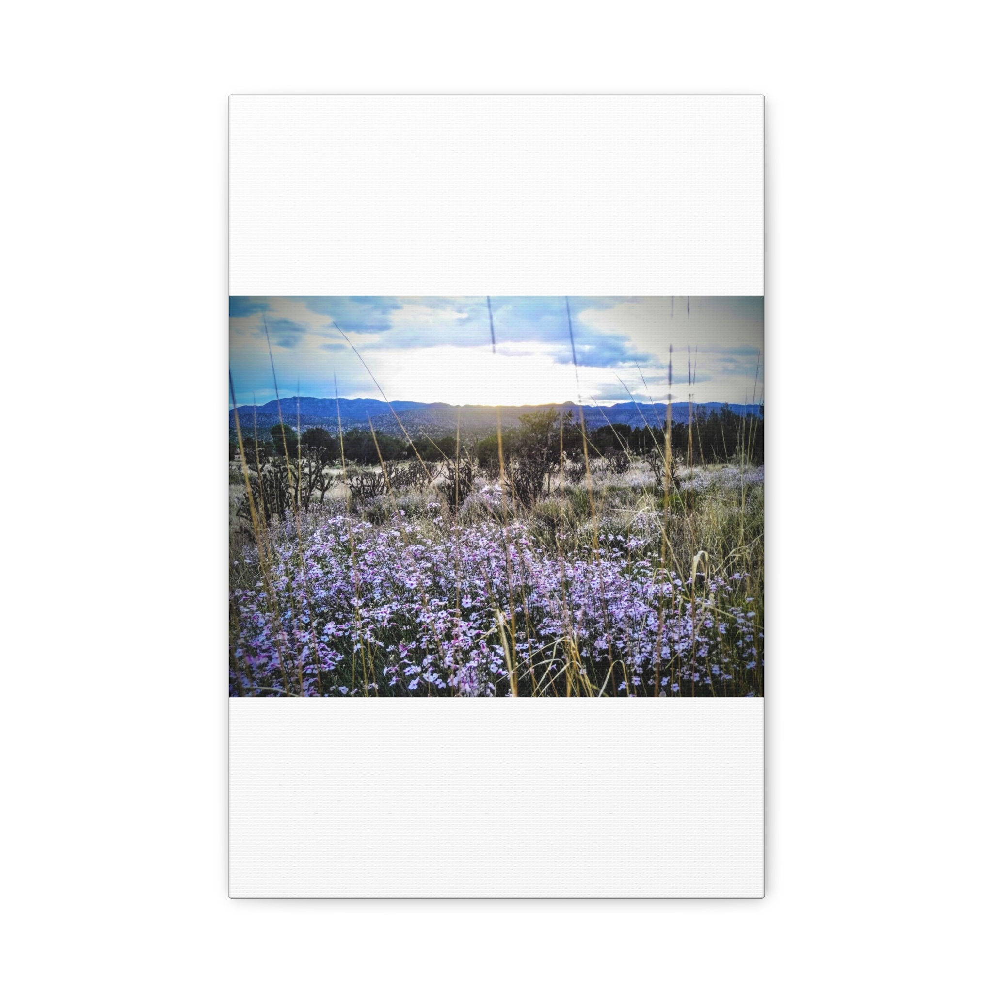 Framed Botanical Wall Art, Floral Canvas Print, Nature Decor, Home Interior Art, Gift for Garden Lovers, Beautiful Flower Landscape