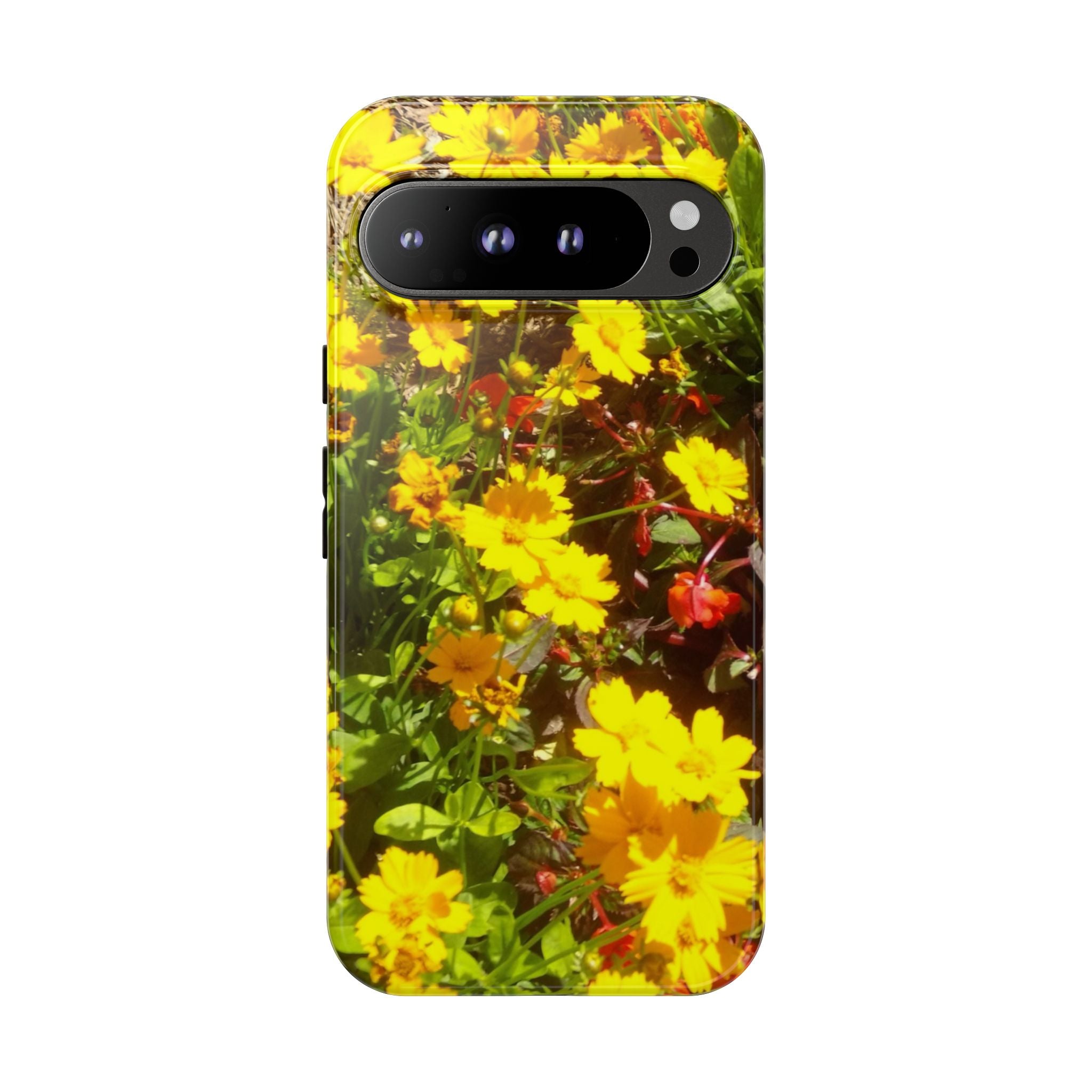 Floral Phone Case - Tough Cases with Vibrant Yellow Flowers, Protective Floral Cover, Spring Decor, Gift Idea for Nature Lovers, [...]