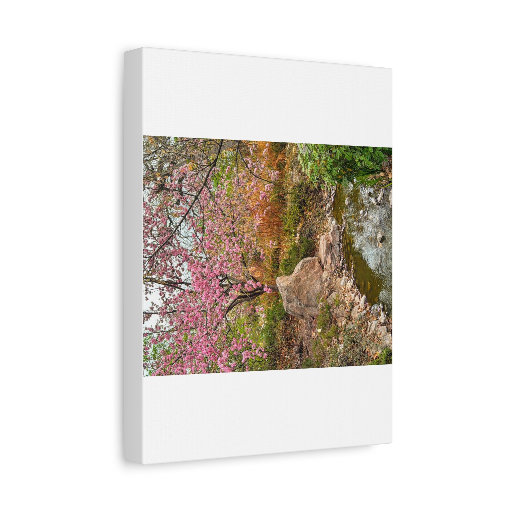 Blossoming Serenity Canvas Print, Floral Wall Art, Nature Decor, Home Aesthetic, Gift Idea for Garden Lovers, Spring Decor