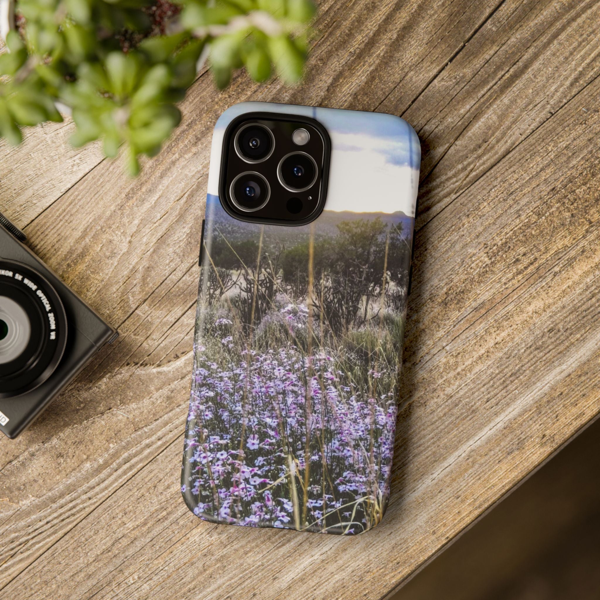 Floral Phone Case, Tough Phone Cover for Outdoor Lovers, Nature-Inspired Accessories, Gift for Photography Enthusiasts, Protective [...]
