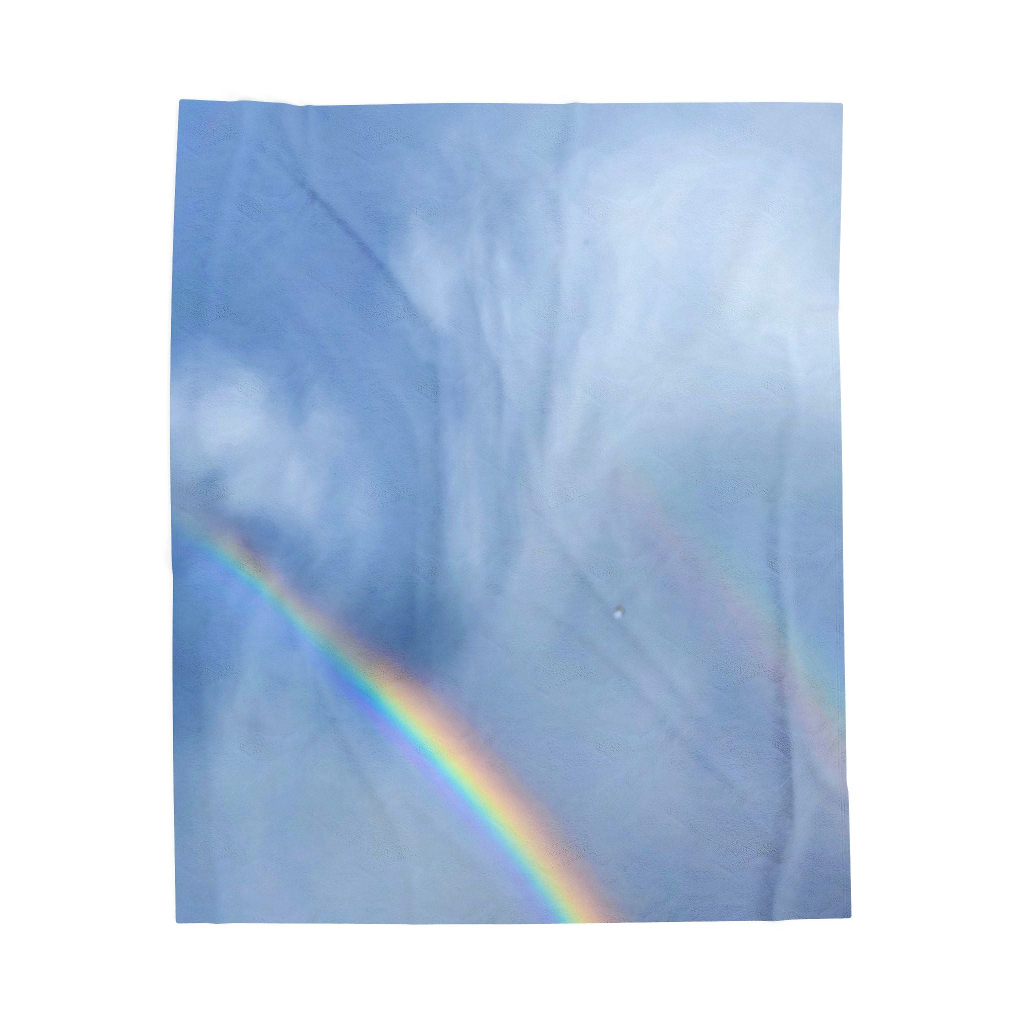 Cozy Velveteen Plush Blanket | Soft Rainbow Throw, Perfect for Home Decor, Gifts, Cozy Evenings & Snuggly Celebrations