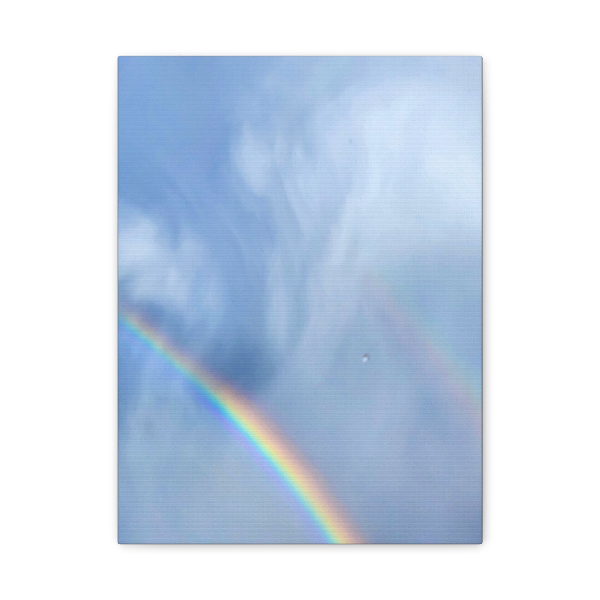 Rainbow Canvas Print, Colorful Wall Art, Home Decor, Nature Inspired Art, Gift for Her, Living Room Decoration