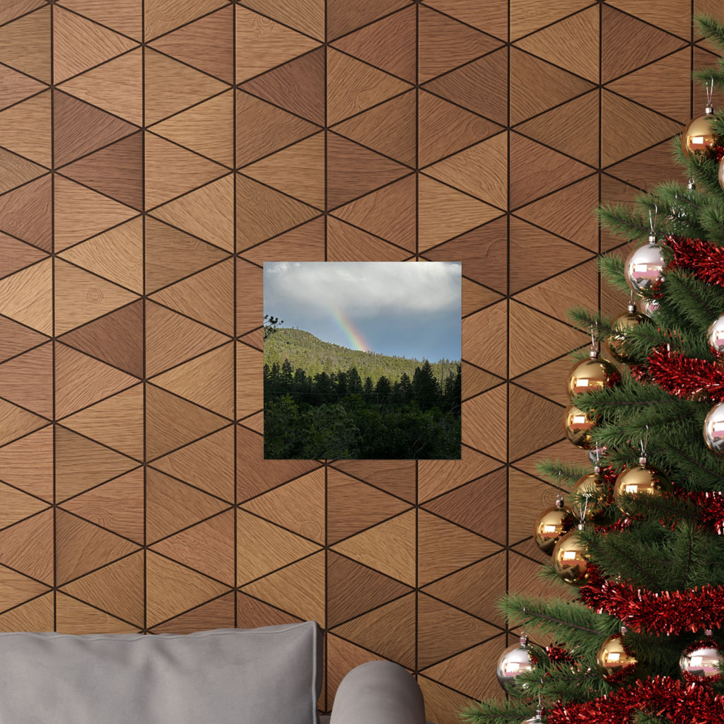 Rainbow Landscape Matte Vertical Posters, Nature Wall Art, Home Decor, Gift for Nature Lovers, Inspirational Prints