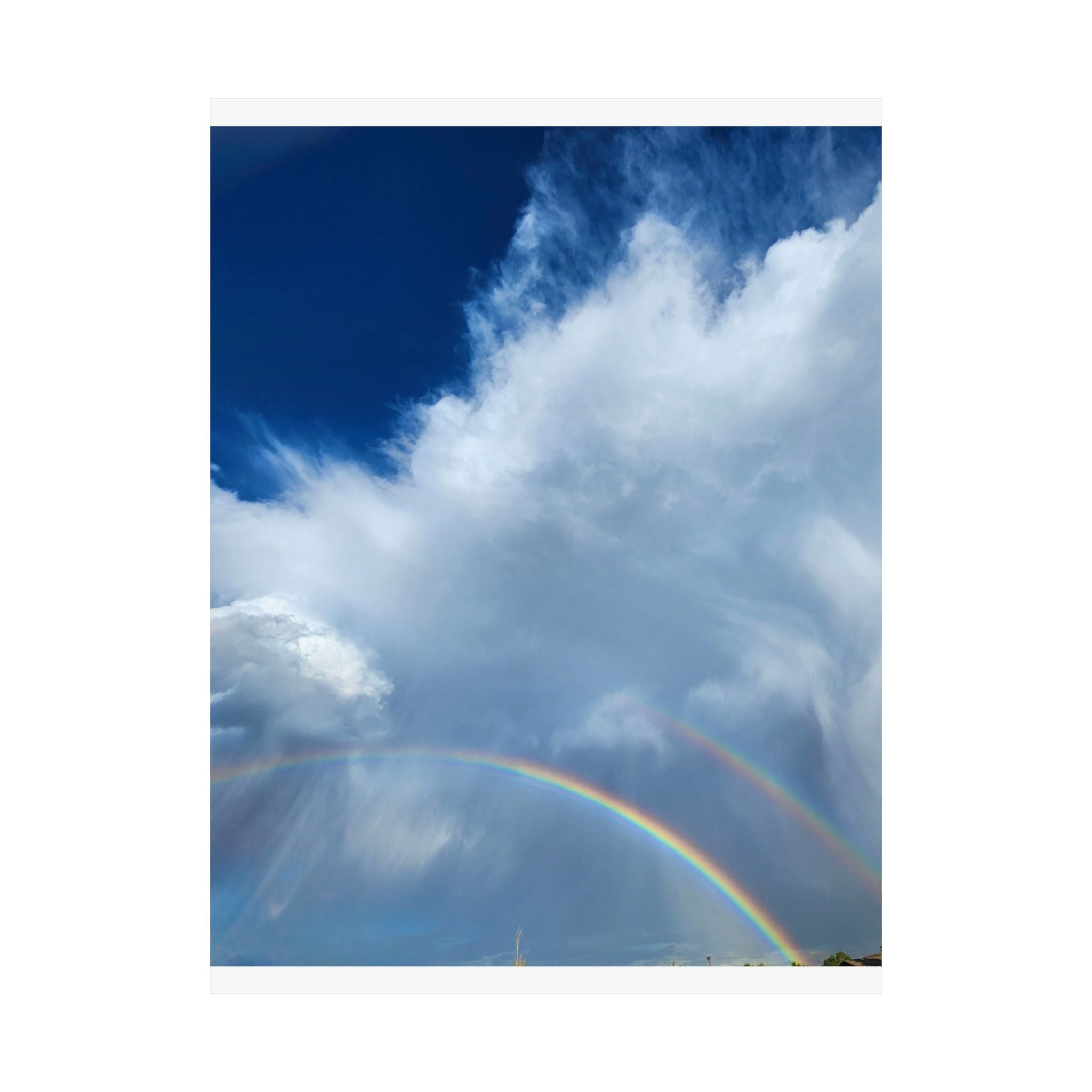 Rainbow Sky Matte Vertical Poster | Inspirational Wall Art, Home Decor, Gift for Nature Lovers, Office Decoration, Unique Artwork