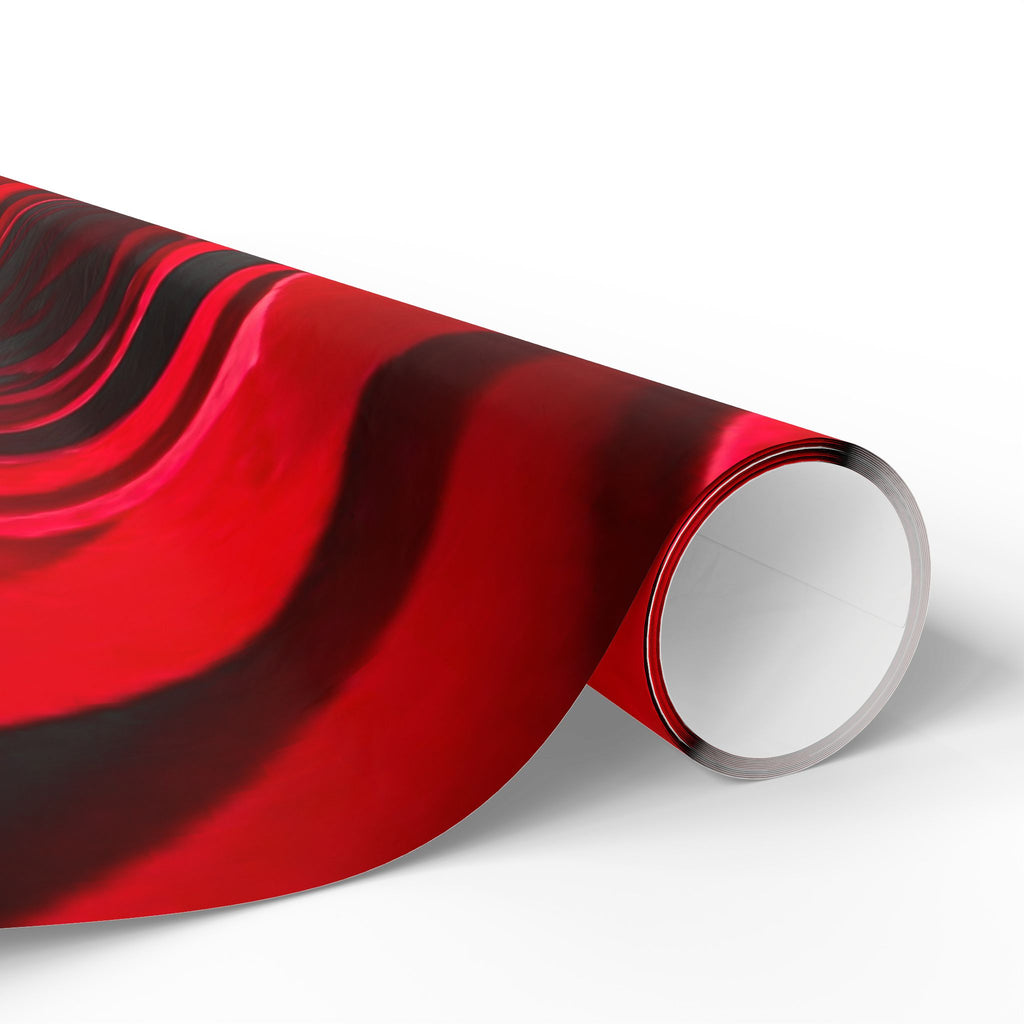 Elegant Floral Wrapping Paper Roll | Birthday, Wedding, Gift Wrap, Celebration, Red Roses