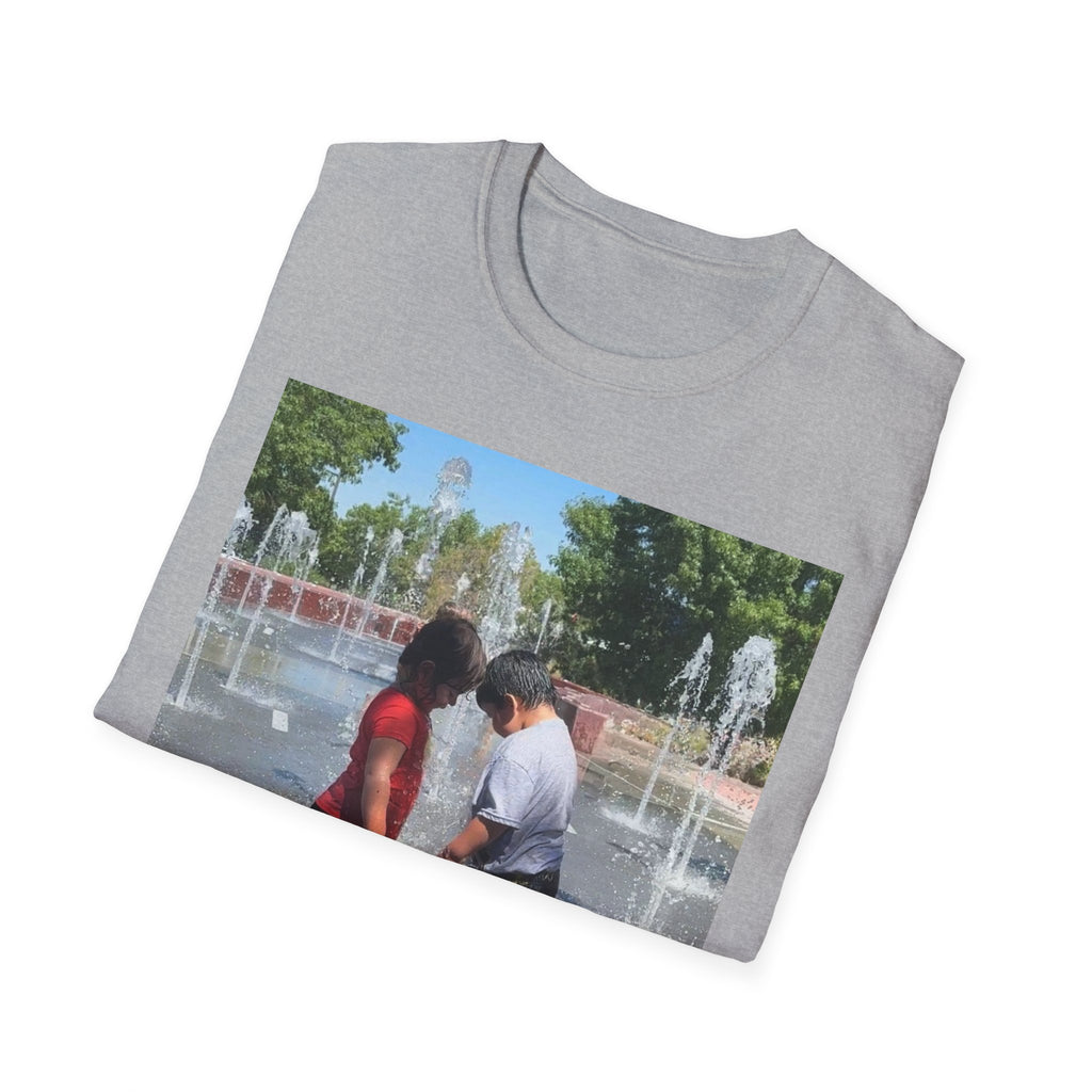 Cherished Moments Unisex Softstyle T-Shirt, Family Reunion Shirt, Personalized Gift, Summer Fun Tee, Kids Photography Tee