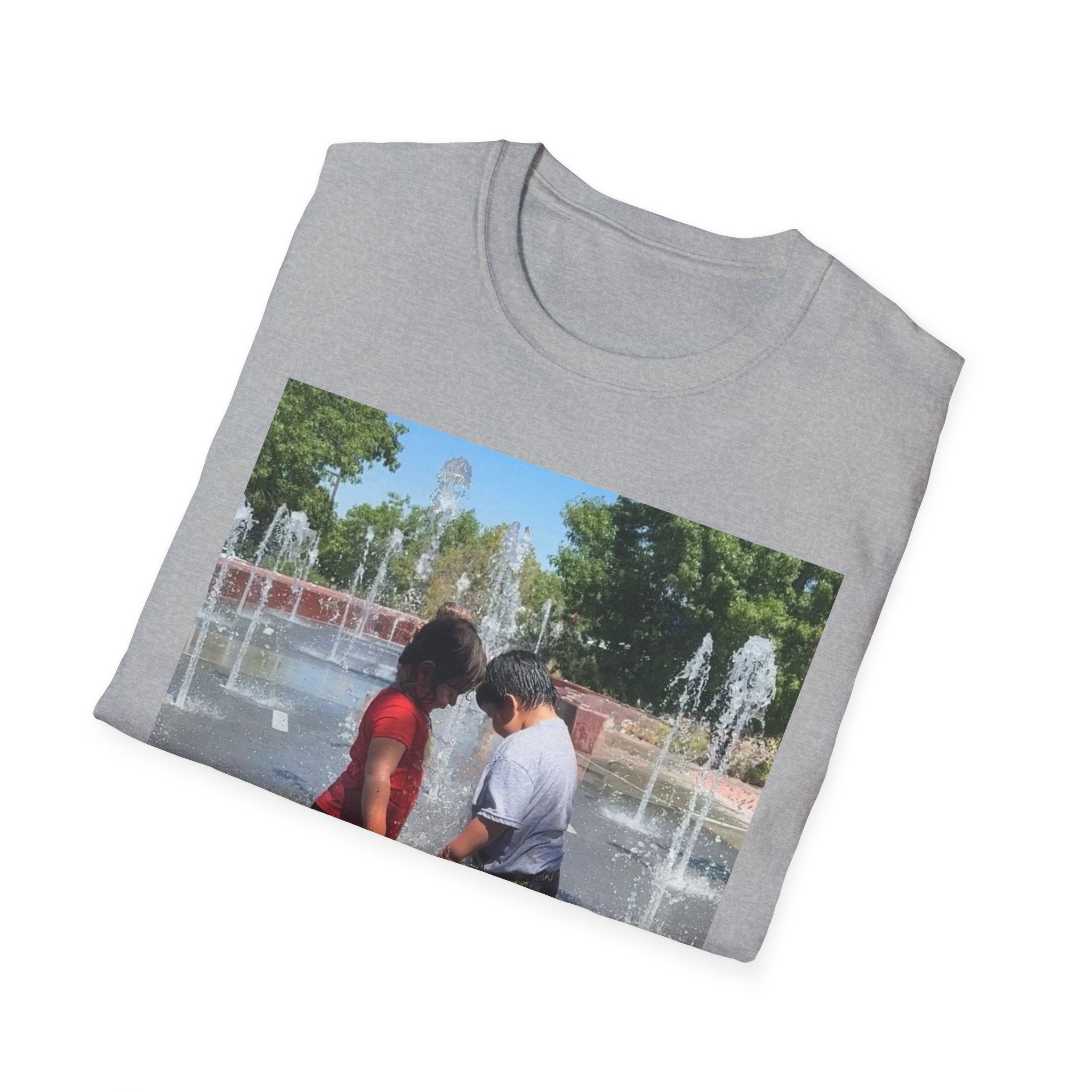 Cherished Moments Unisex Softstyle T-Shirt, Family Reunion Shirt, Personalized Gift, Summer Fun Tee, Kids Photography Tee