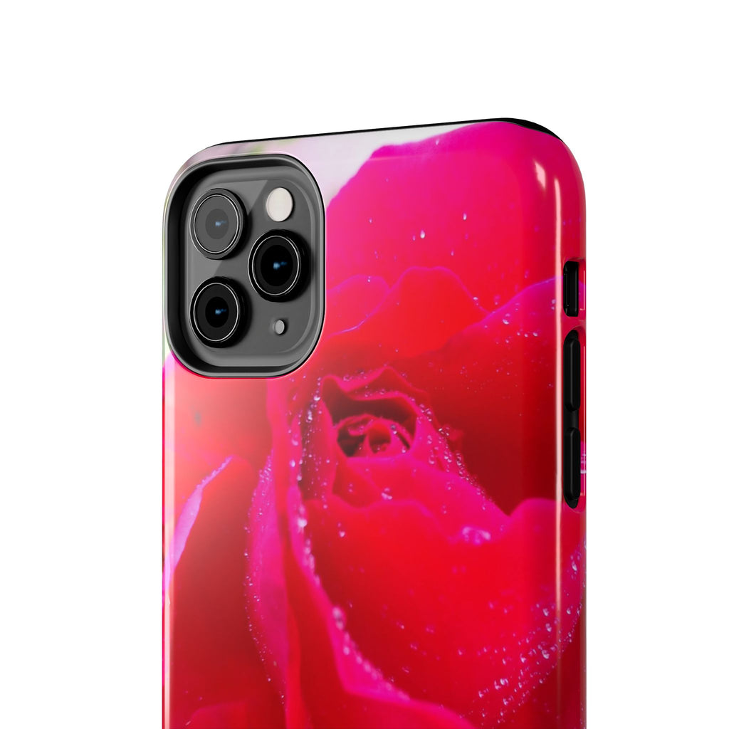 Flower Print Tough Phone Cases, Floral iPhone Case, Durable Mobile Covers, Unique Gift for Her, Birthday Present, Rose Design